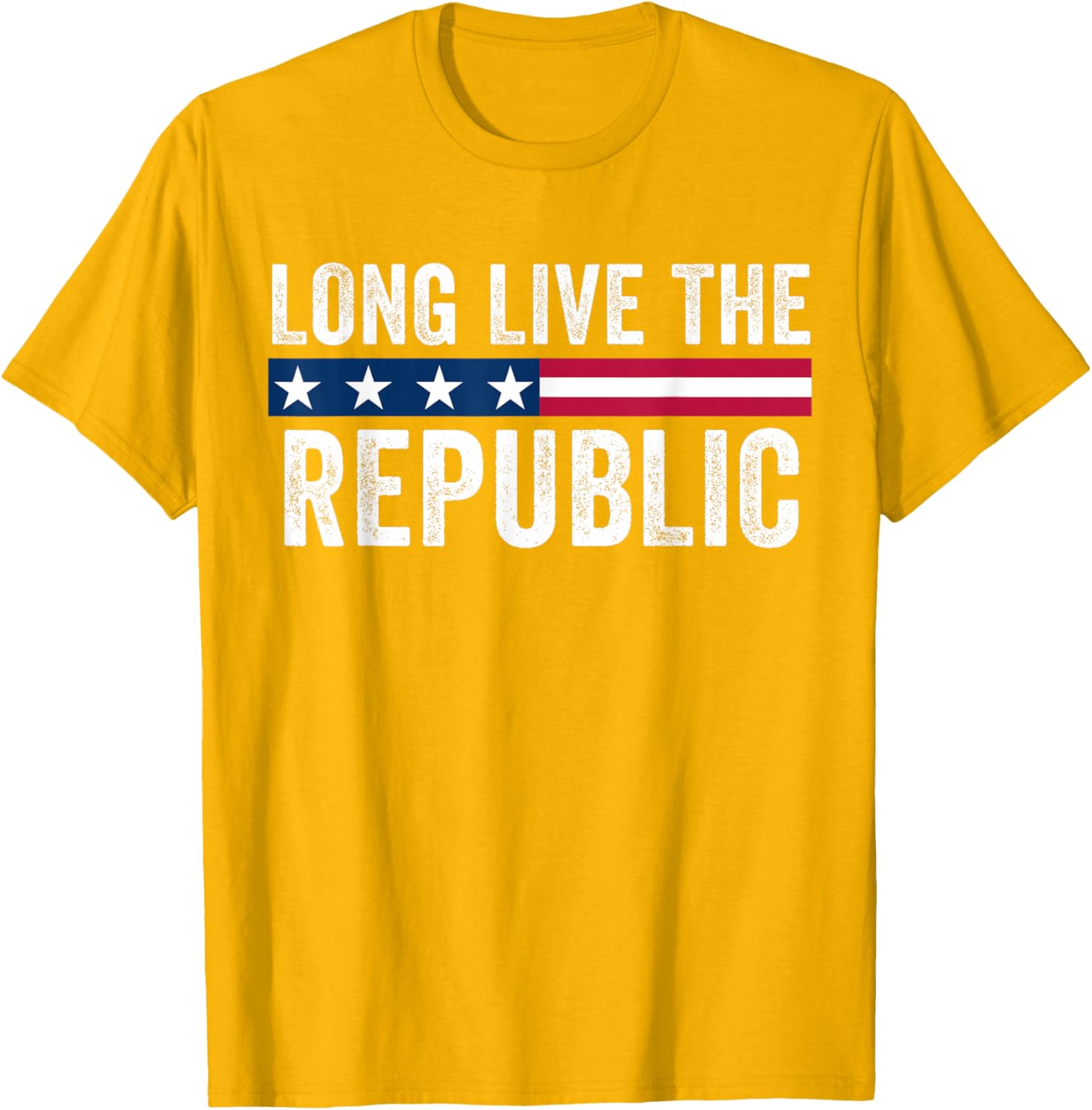 Long Live the Republic American Flag T-Shirt for Patriotic Style - 26