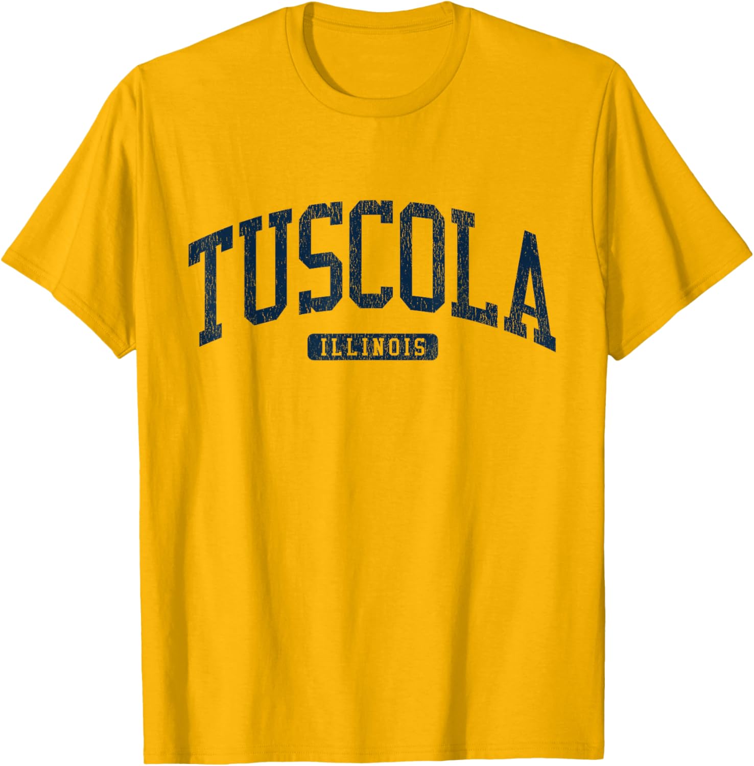 Tuscola Illinois College University Style Blue T-Shirt for Students - 1