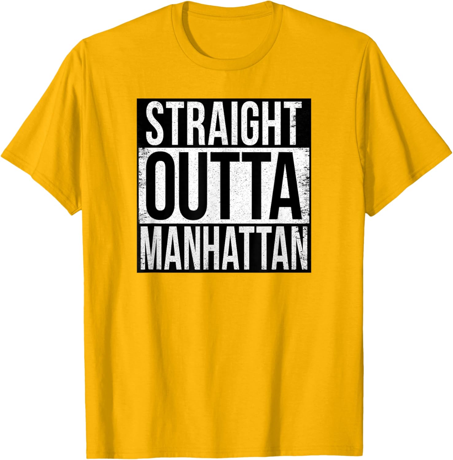 Straight Outta Manhattan T-Shirt for Fun Fashion and City Vibes - 10