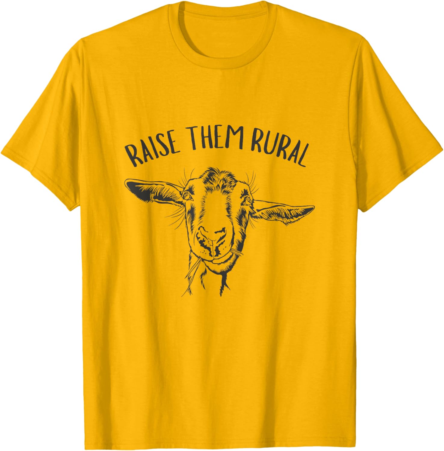 Raise Them Rural Goat Farmers T-Shirt - Fun Country Living Apparel - 3