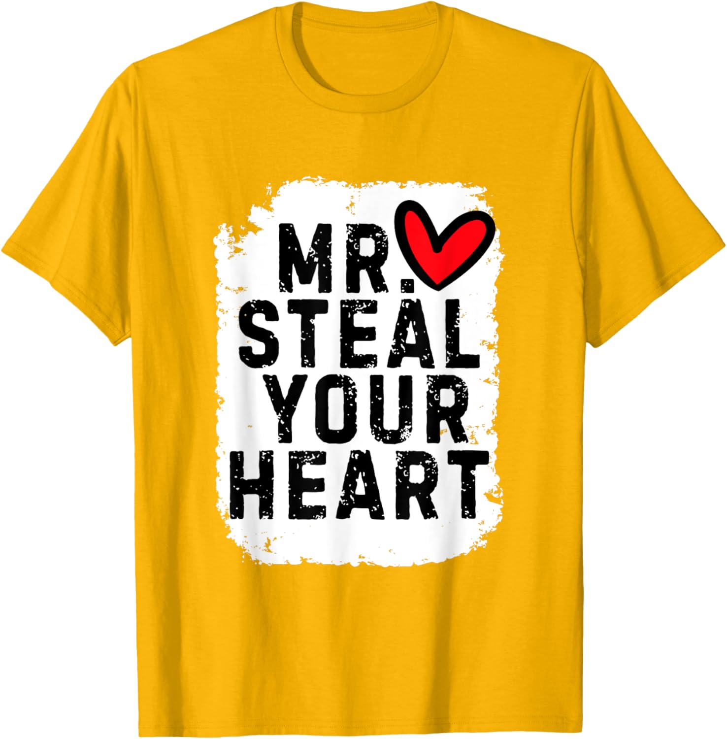 Mr Steal Your Heart Boys Toddler Valentine's Day T-Shirt for Kids - 26