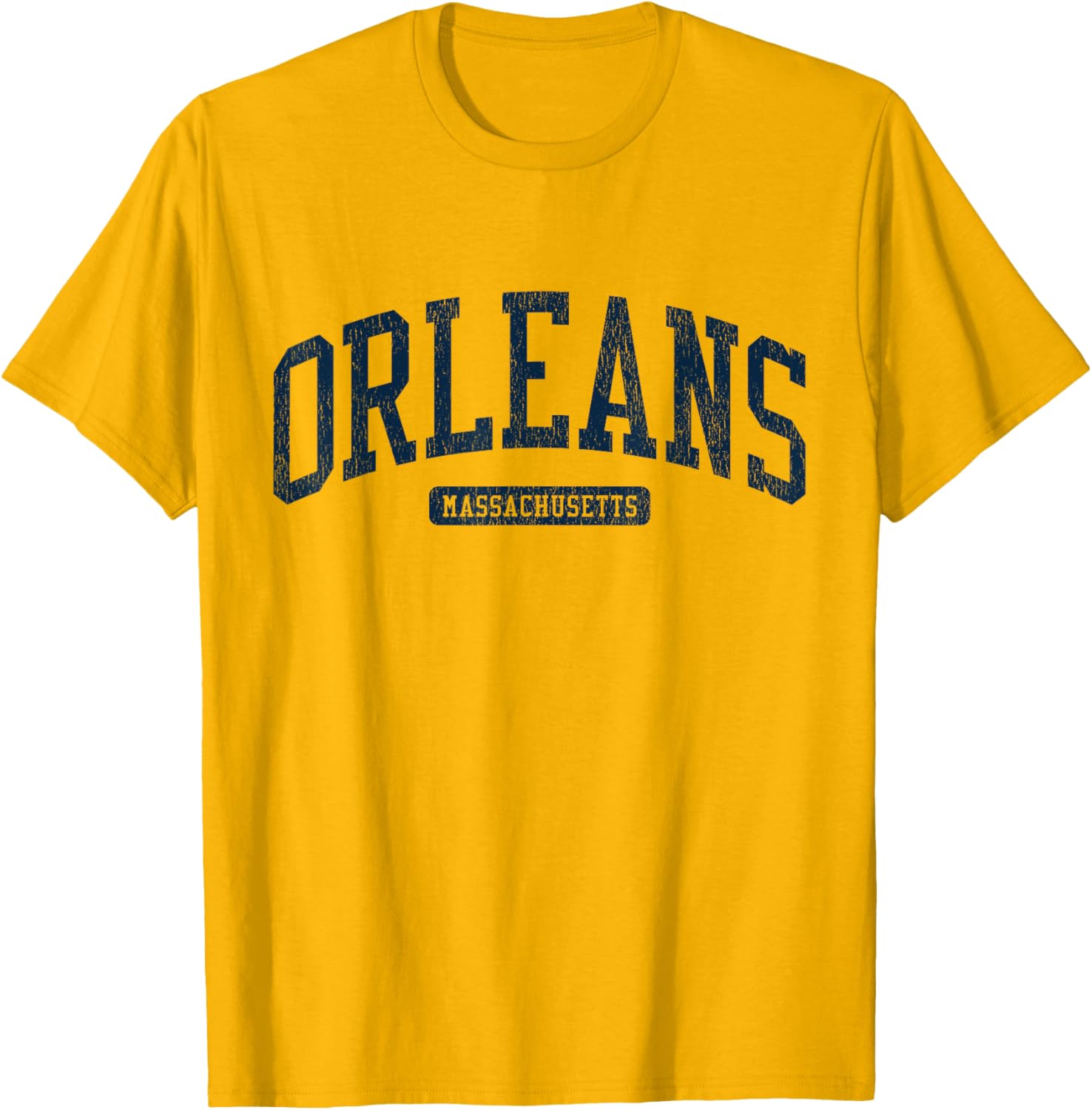 Orleans MA College University Style Blue T-Shirt for Comfortable Casual Wear - 5