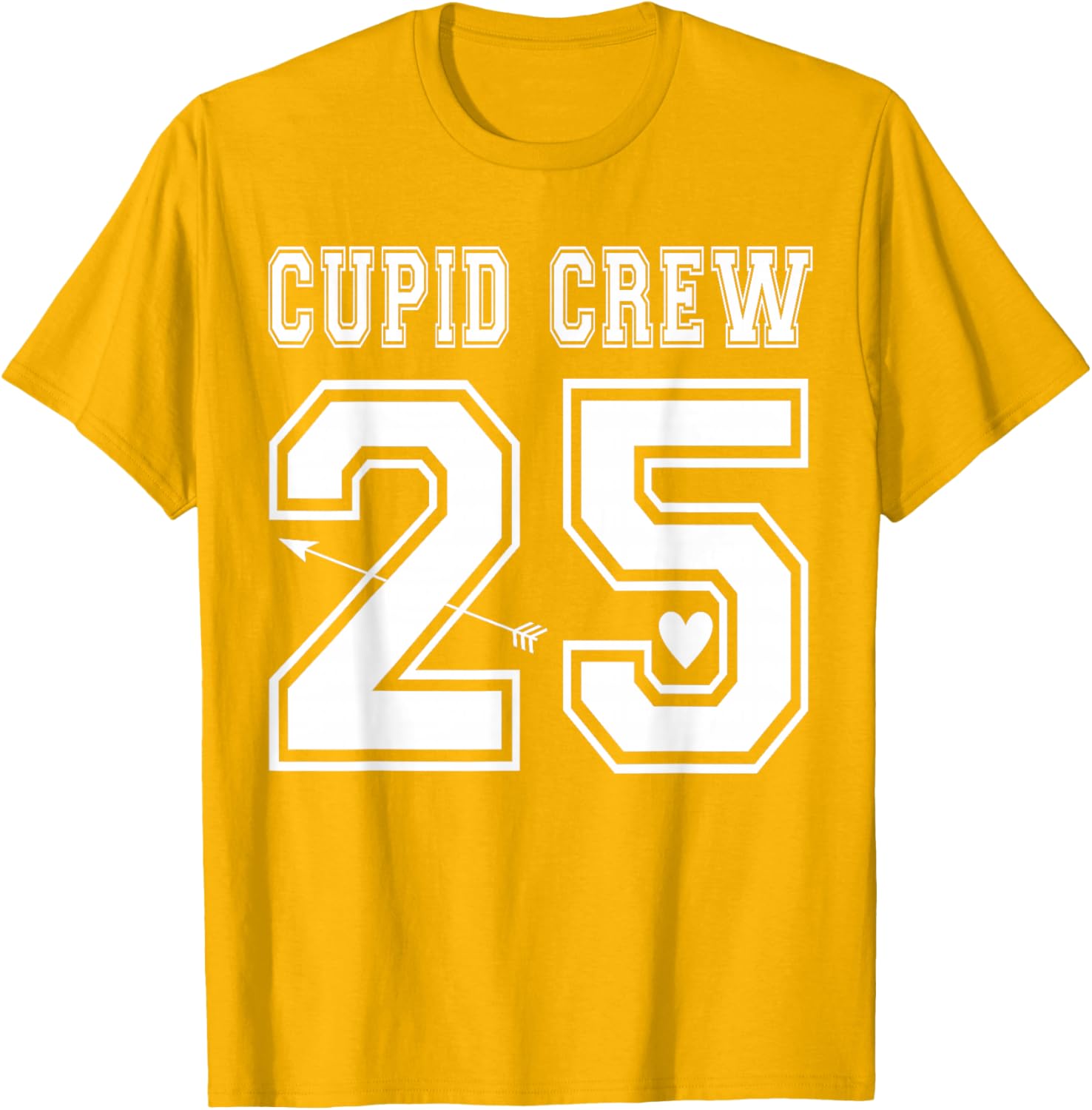 Cupid Crew 2025 Valentine's Day Love Sports Jersey Style T-Shirt - 11