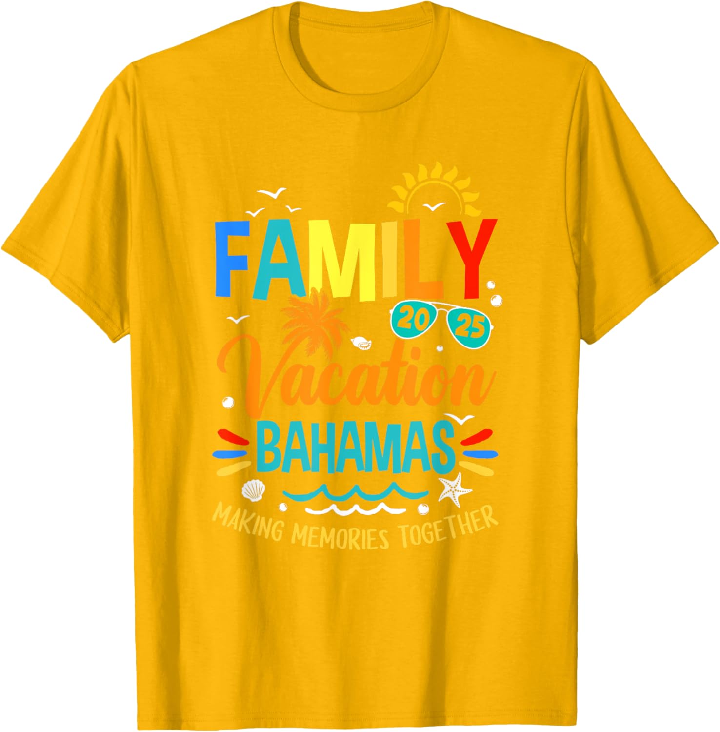 Family Vacation 2025 Bahamas T-Shirt for Making Memories Together - 4