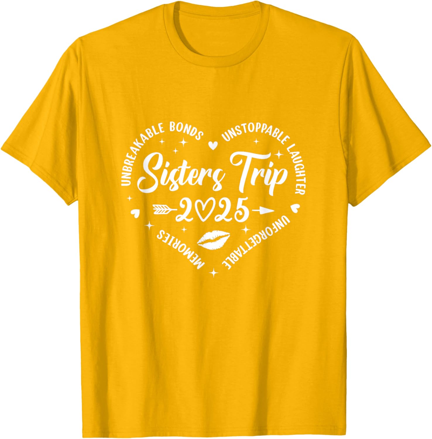 Sisters Trip 2025 Retro T-Shirt for Friends Vacation Memories - 7