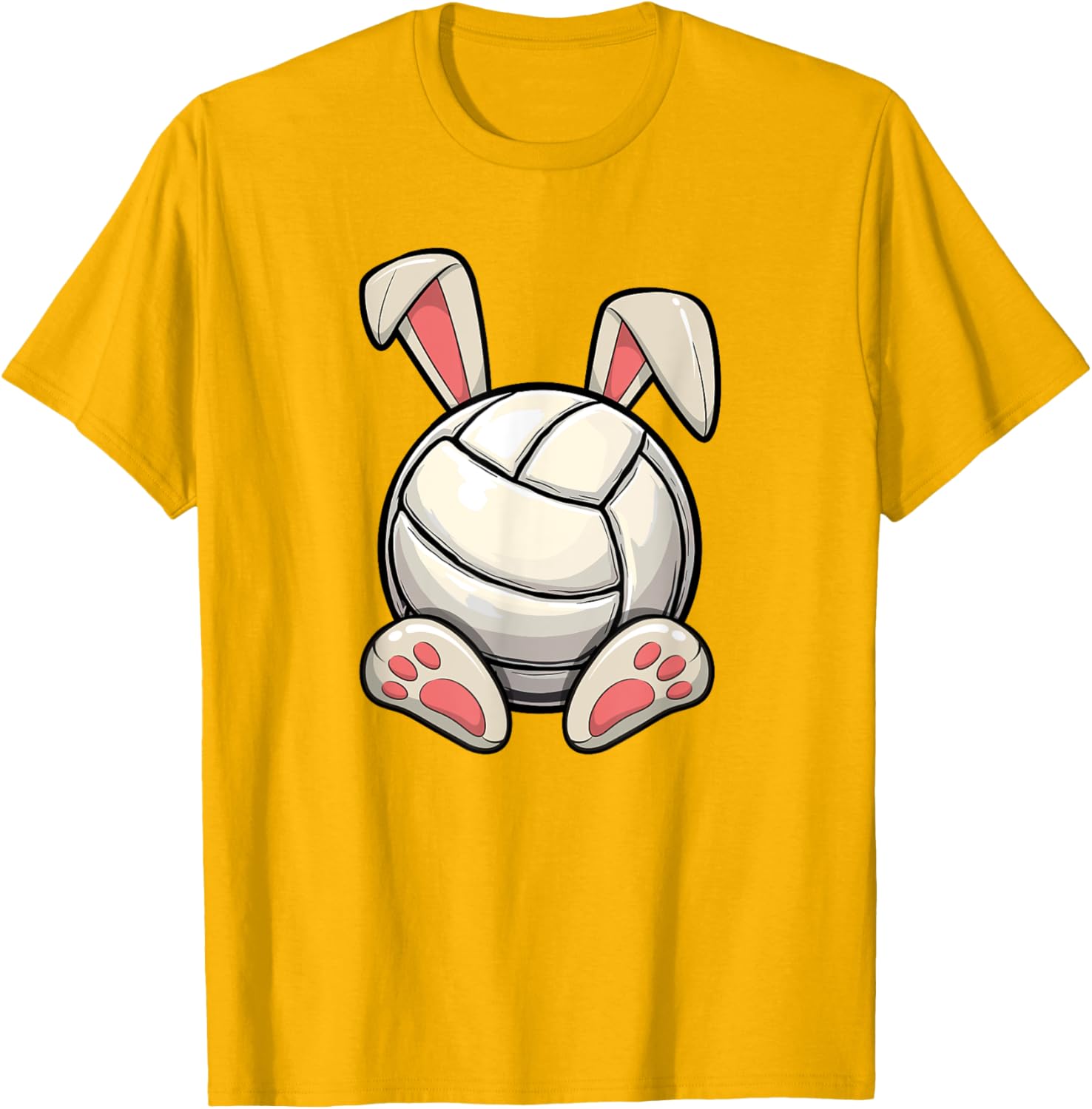 Easter Volleyball Bunny Ears T-Shirt for Kids' Egg Hunt Fun - 27