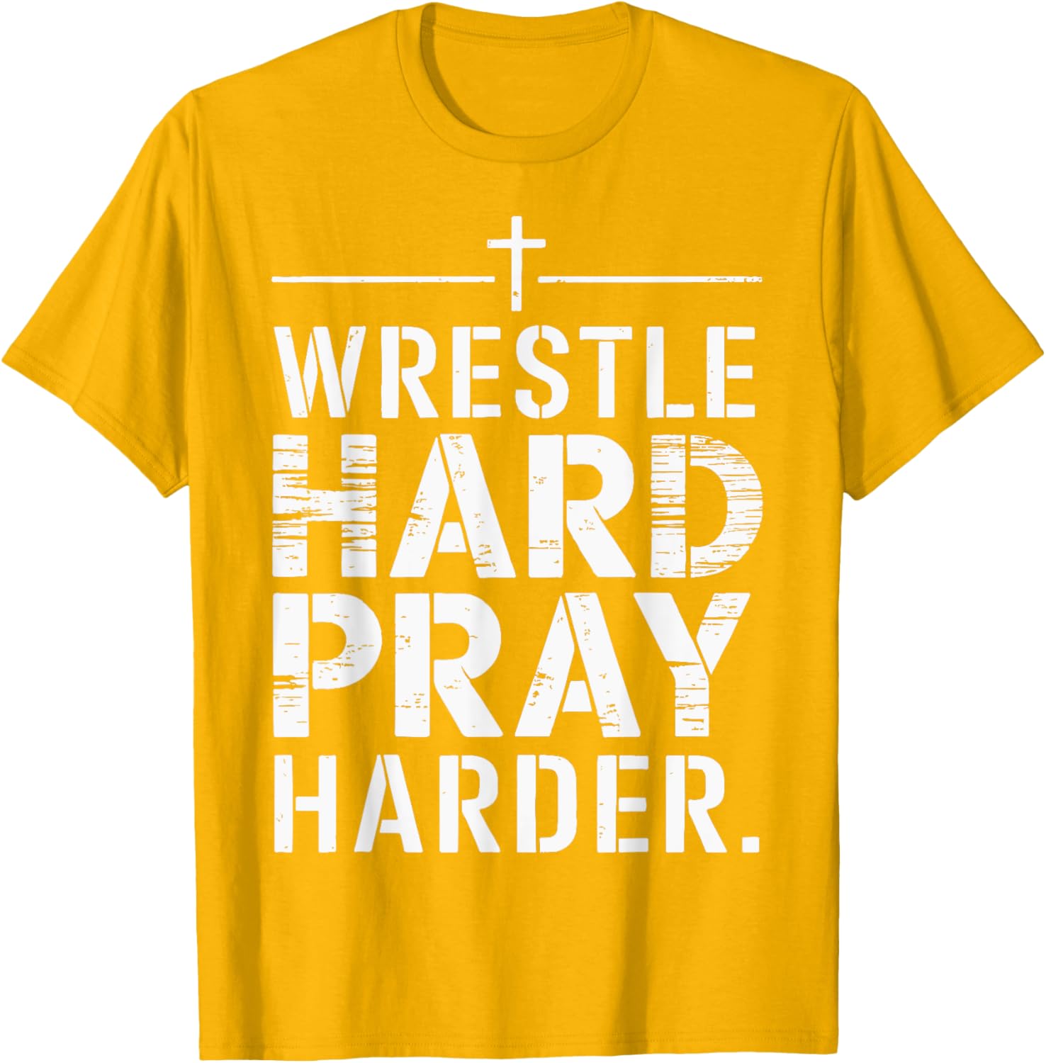 Wrestle Hard Pray Harder T-Shirt for Athletes and Faithful Fans - 6