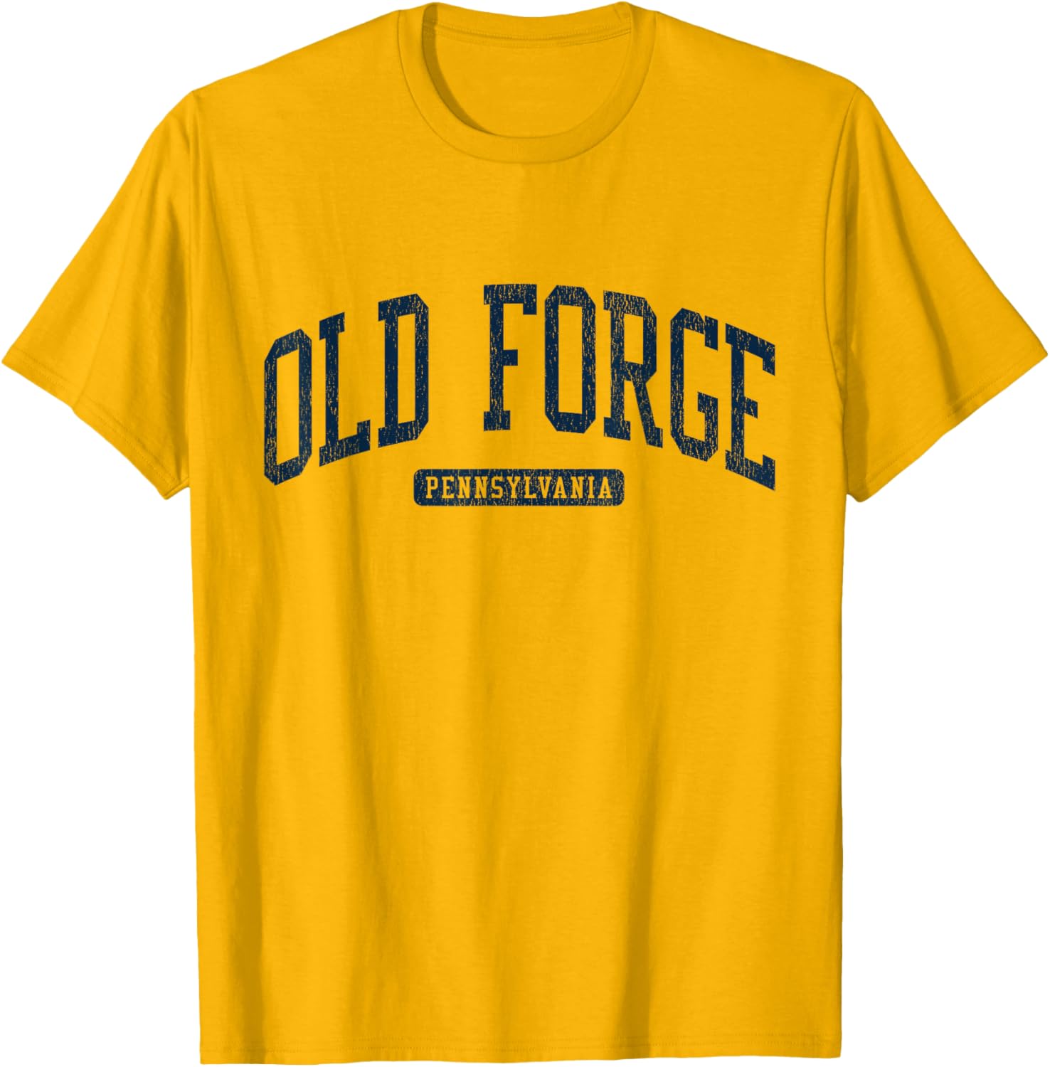 Old Forge PA College Style Blue T-Shirt for Students and Alumni - 14