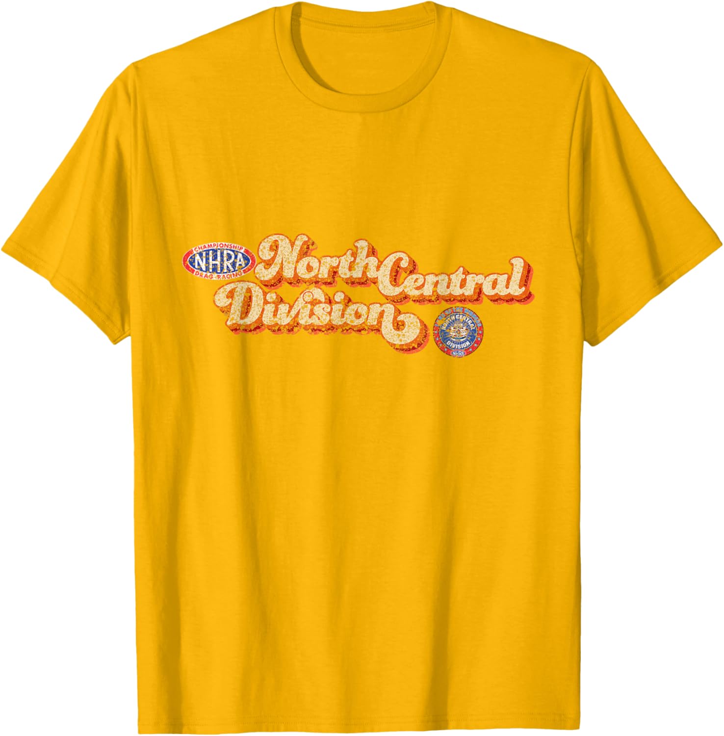 Vintage NHRA North Central Division T-Shirt for Racing Fans - 27