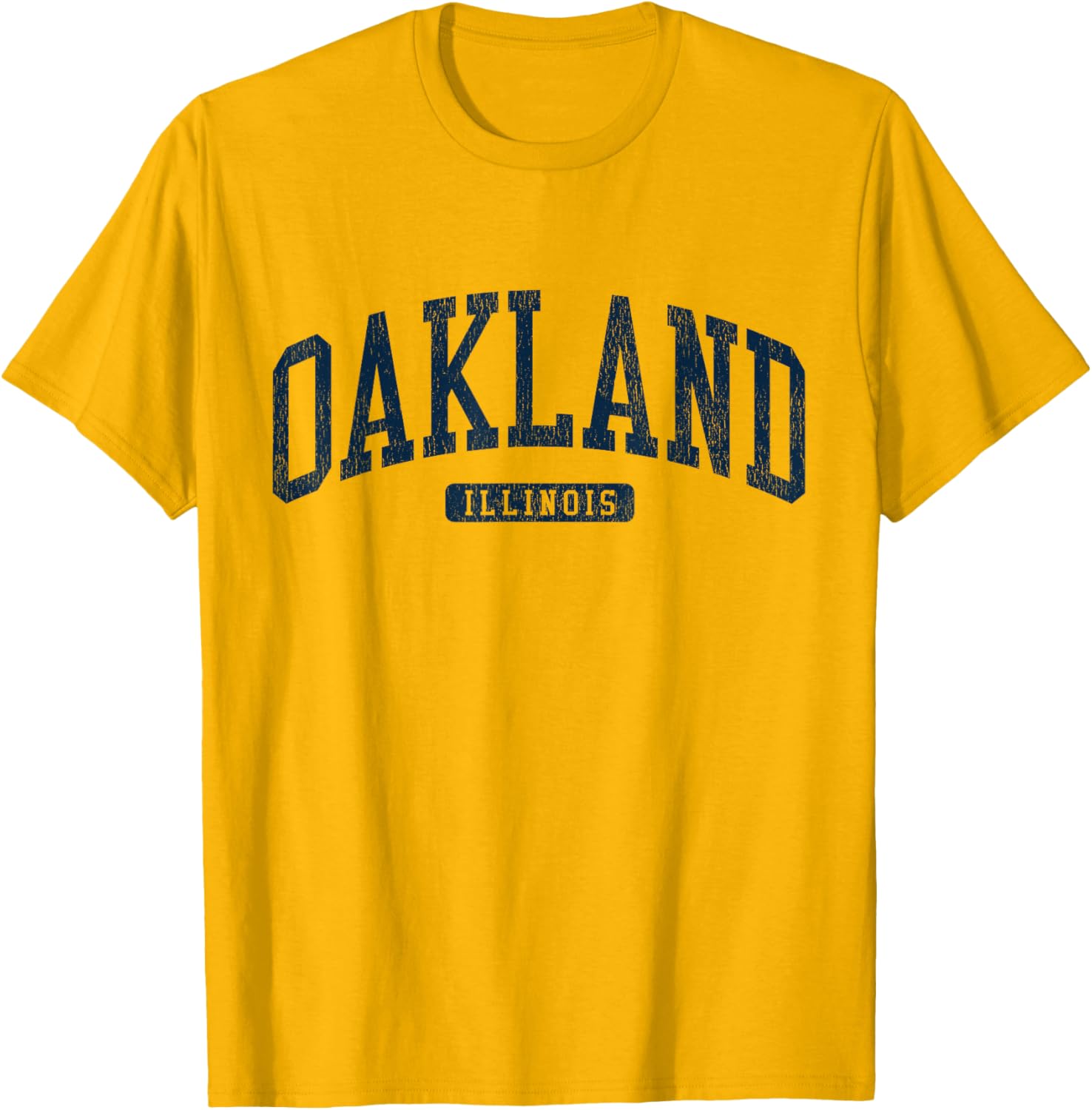 Oakland Illinois College University Blue T-Shirt for Comfort and Style - 13