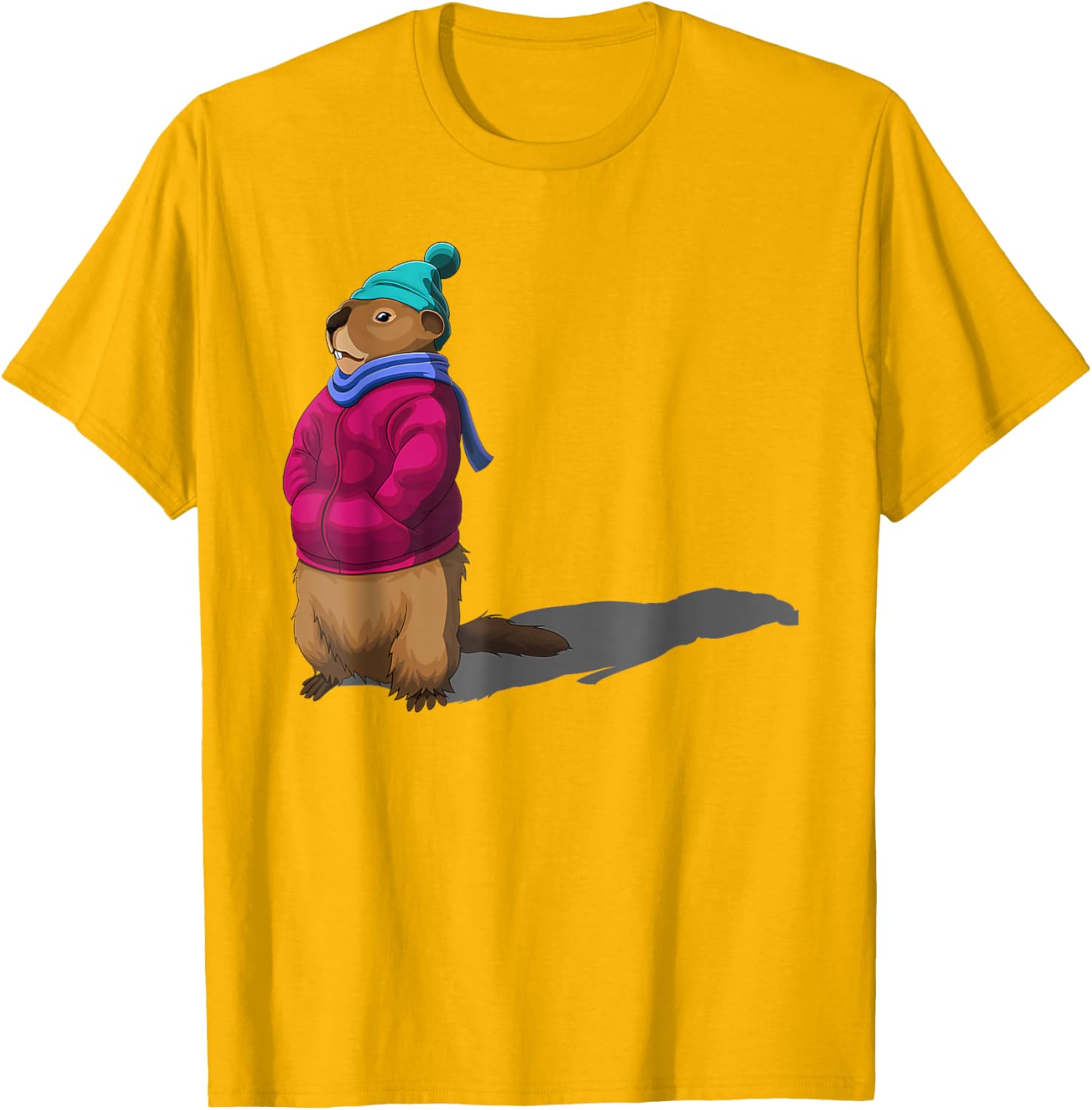 Funny Ground Hog Day T-Shirt for Men and Women - Cute Groundhog Design - 25