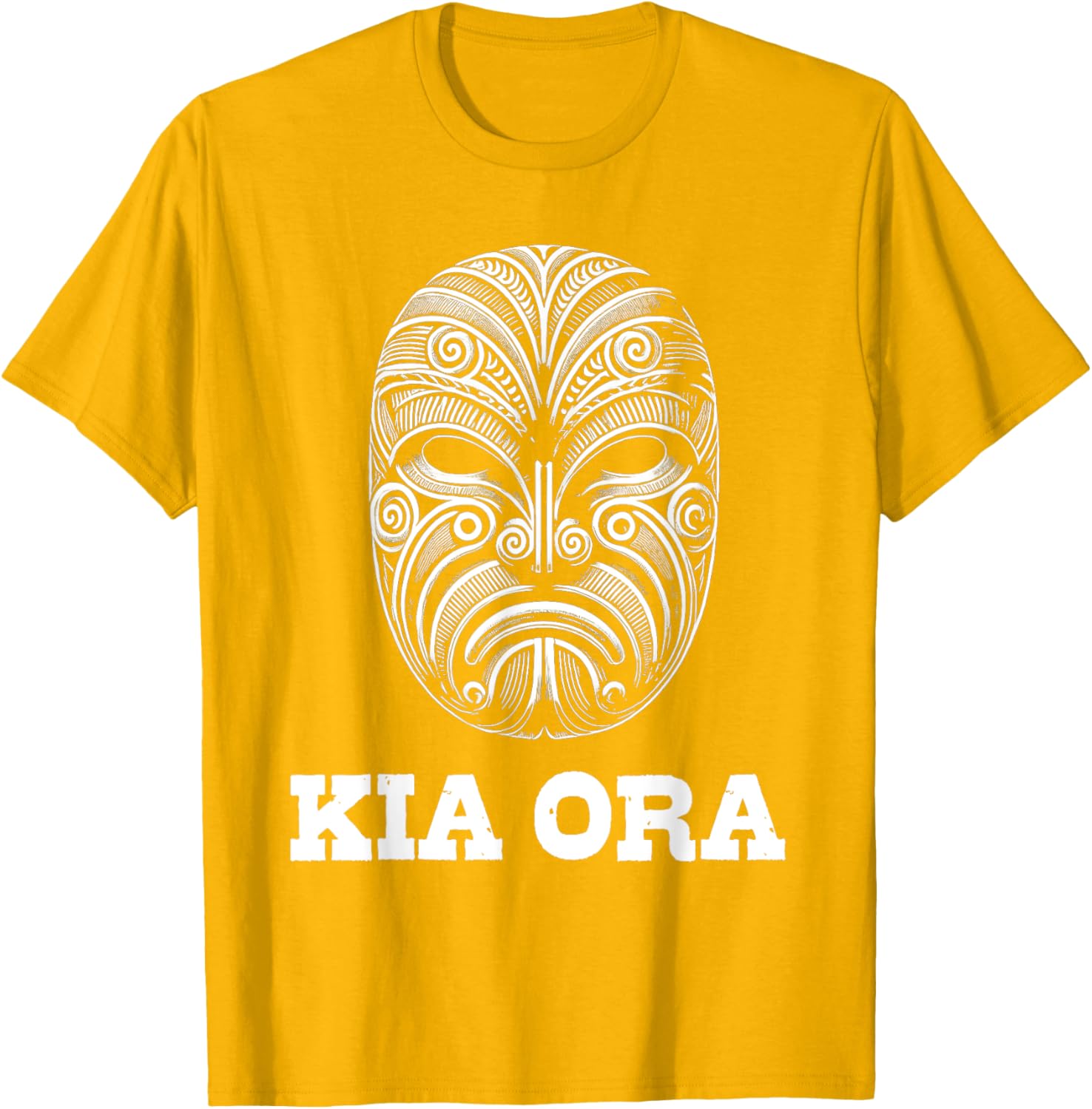 Kia Ora Maori Mask Kiwi Land Aotearoa NZ T-Shirt for Proud Kiwis - 15
