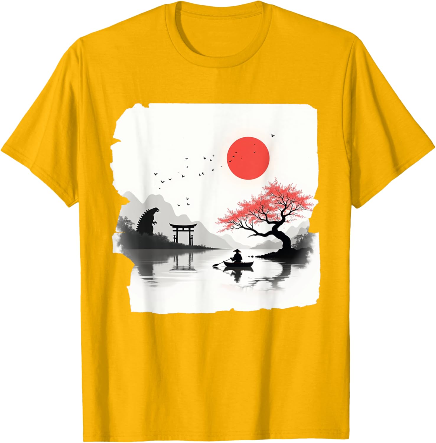 Retro Vintage Japanese Kaiju Art T-Shirt for Unique Style Lovers - 10