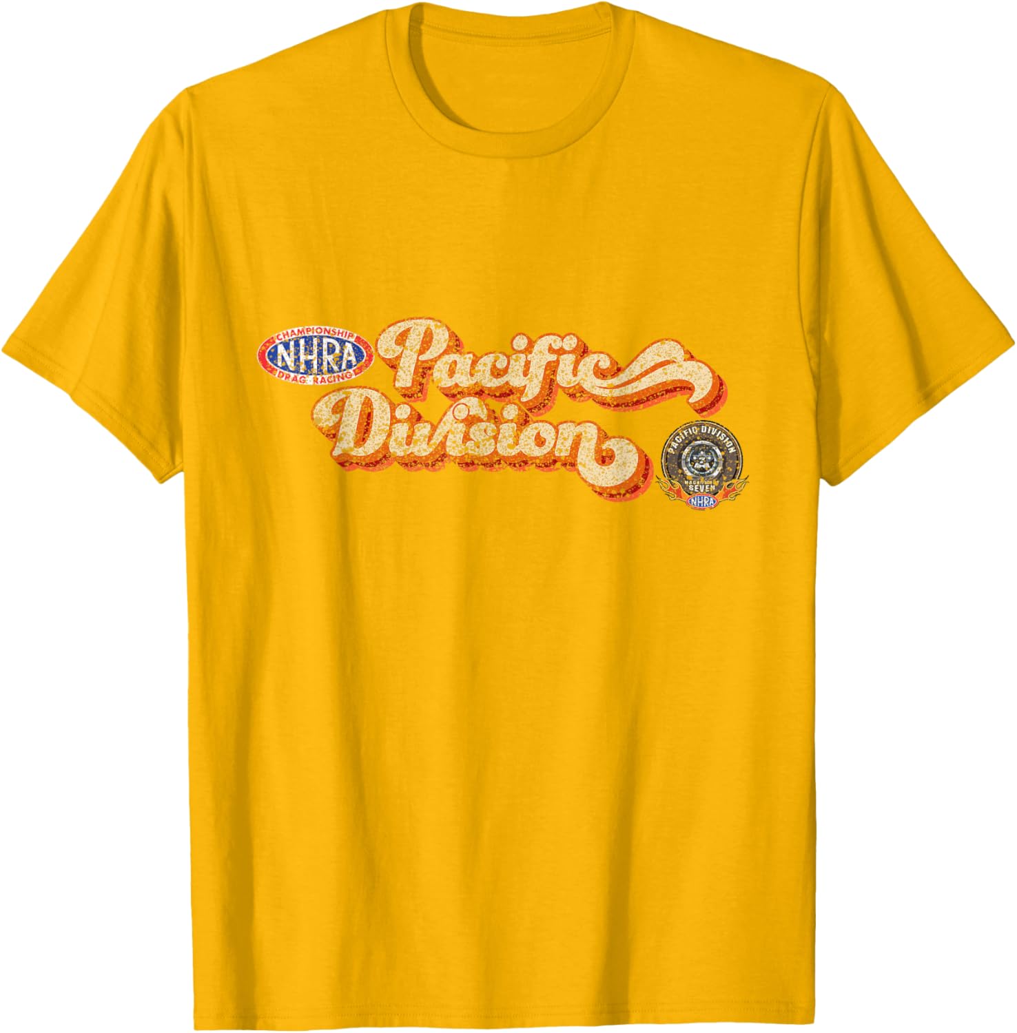 NHRA Pacific Division Vintage T-Shirt for Racing Enthusiasts and Fans - 24