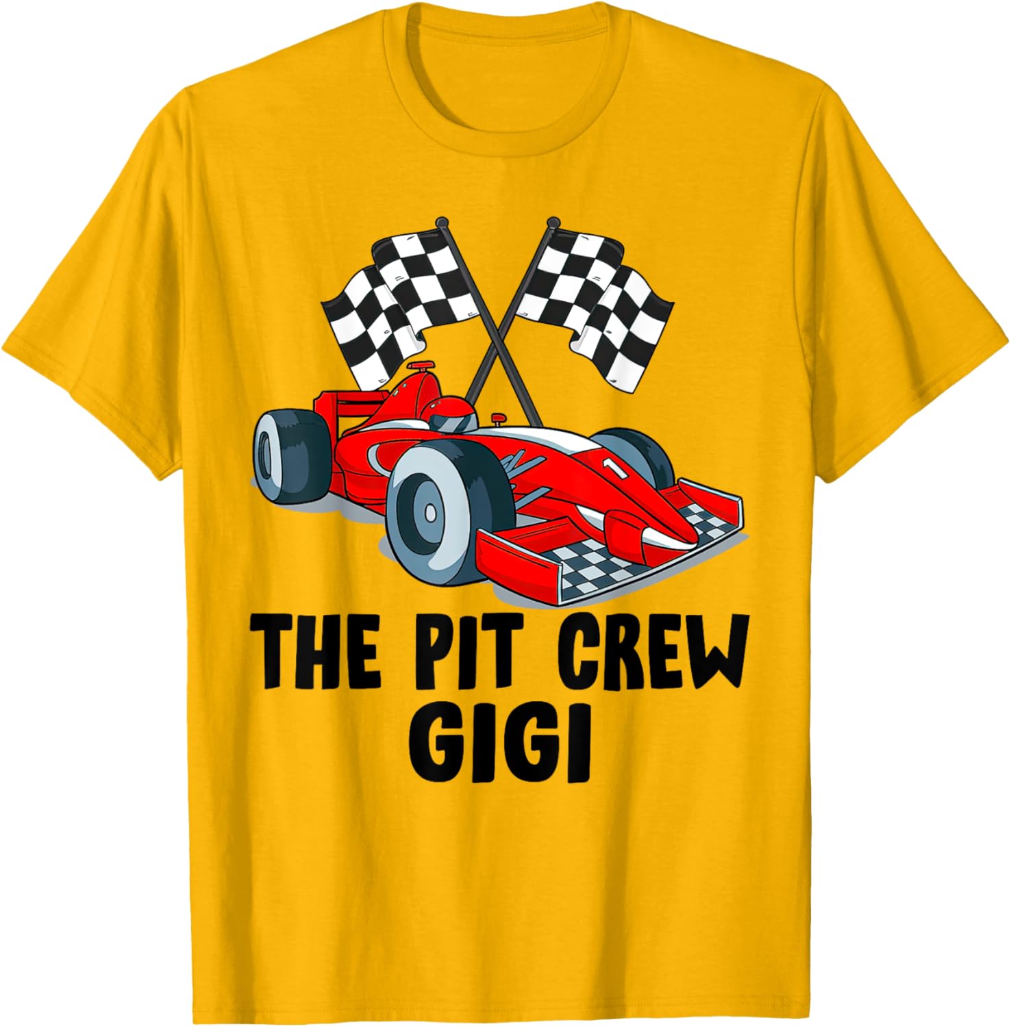 Gigi Pit Crew Race Car Birthday Party Family T-Shirt for Racing Fans - 6