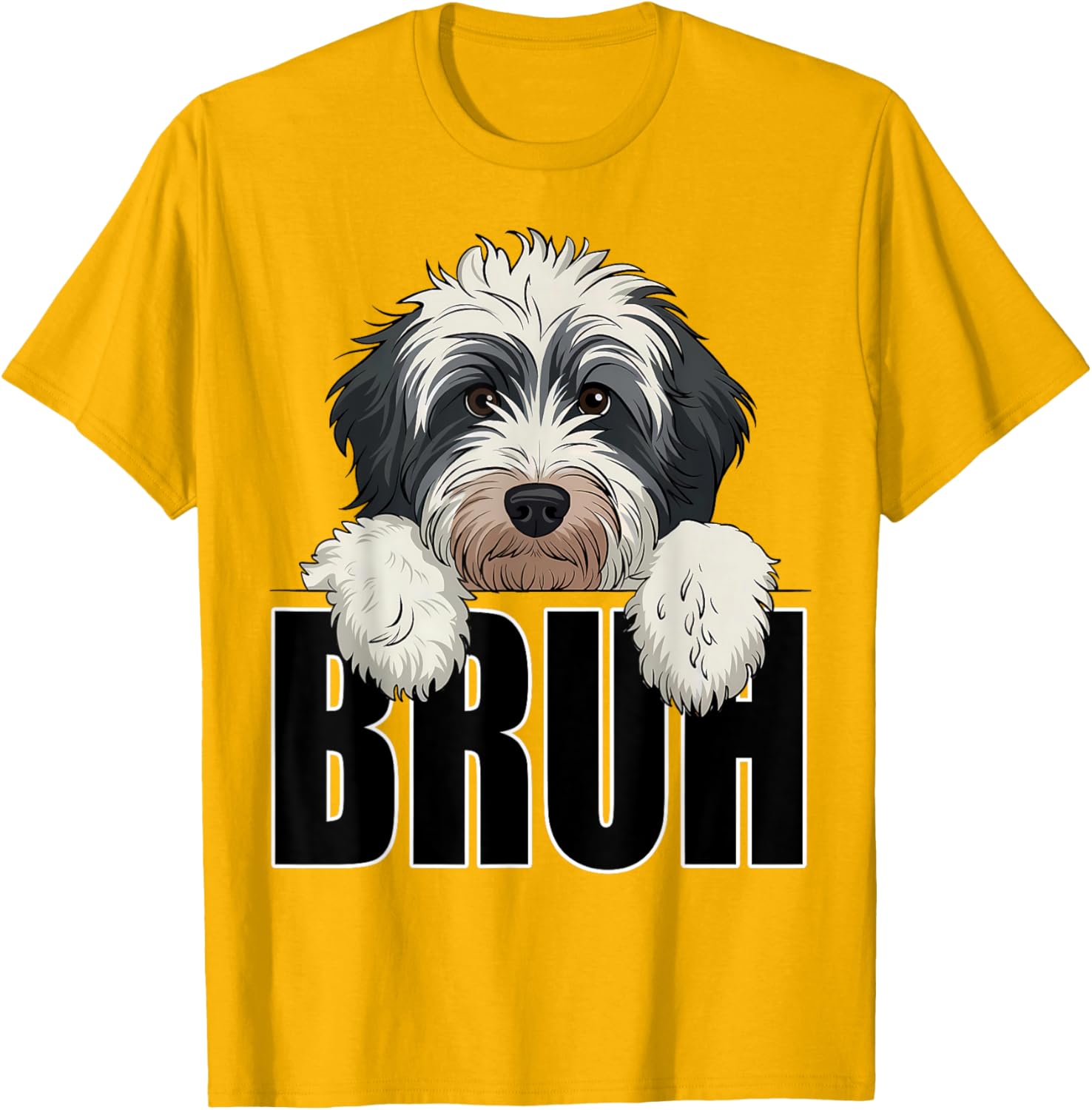 Funny Bruh Bernedoodle T-Shirt for Dog Lovers - Perfect for Boys and Kids - 12