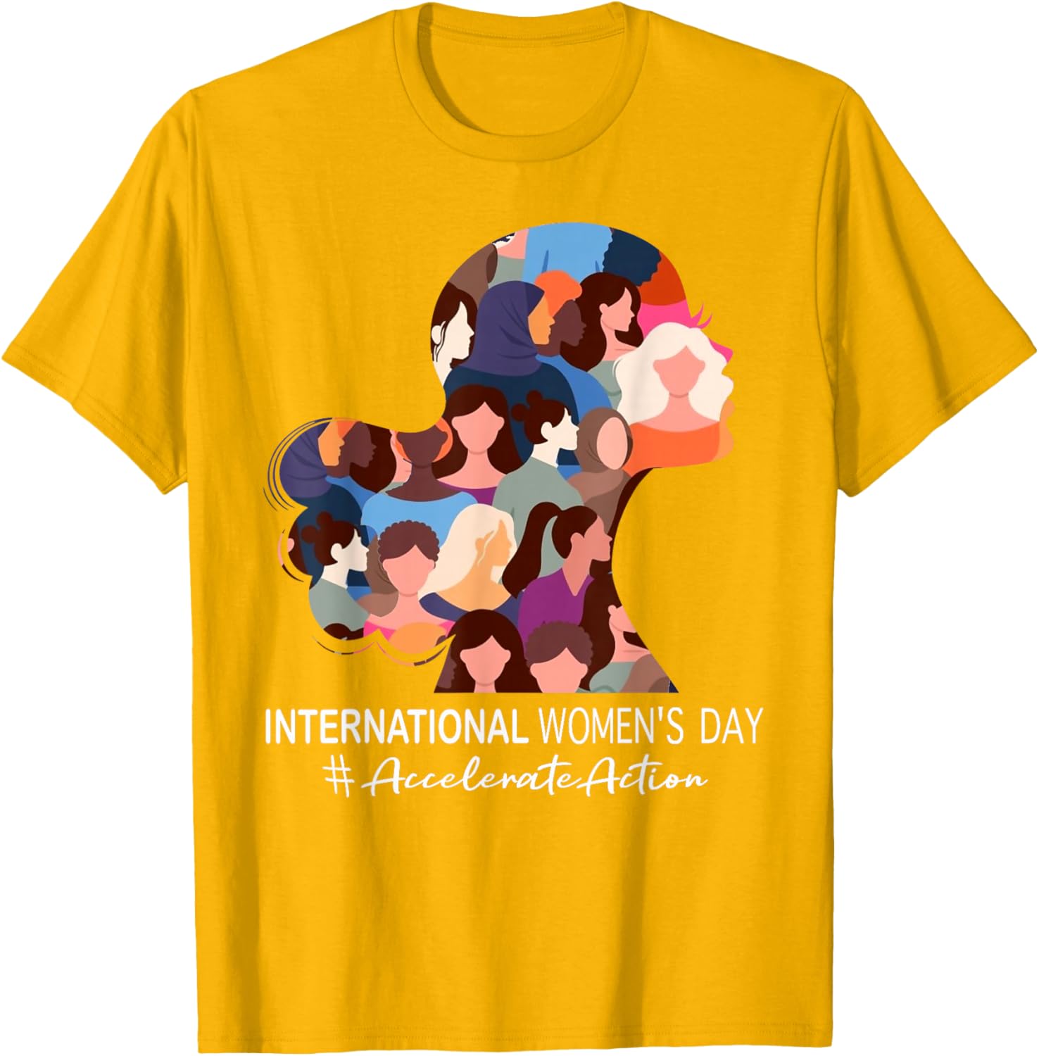 Accelerate Action Women's Day 2025 T-Shirt Stylish Comfort for Everyday Wear - 14