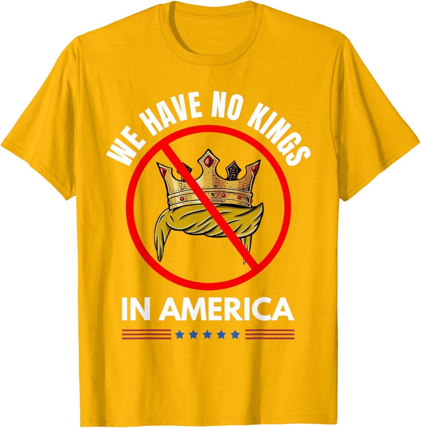 No Kings In America T-Shirt for Trendy Casual Fashion Lovers - 1
