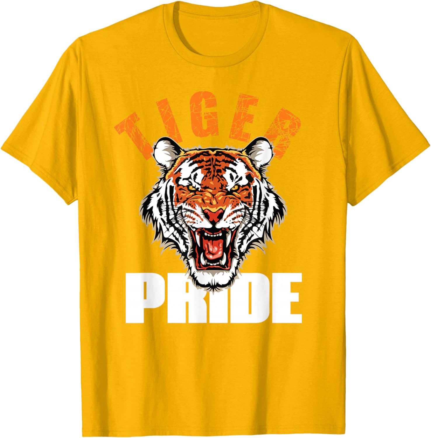 Retro Vintage Tiger Pride Mascot T-Shirt for School Sports Team Fans - 20