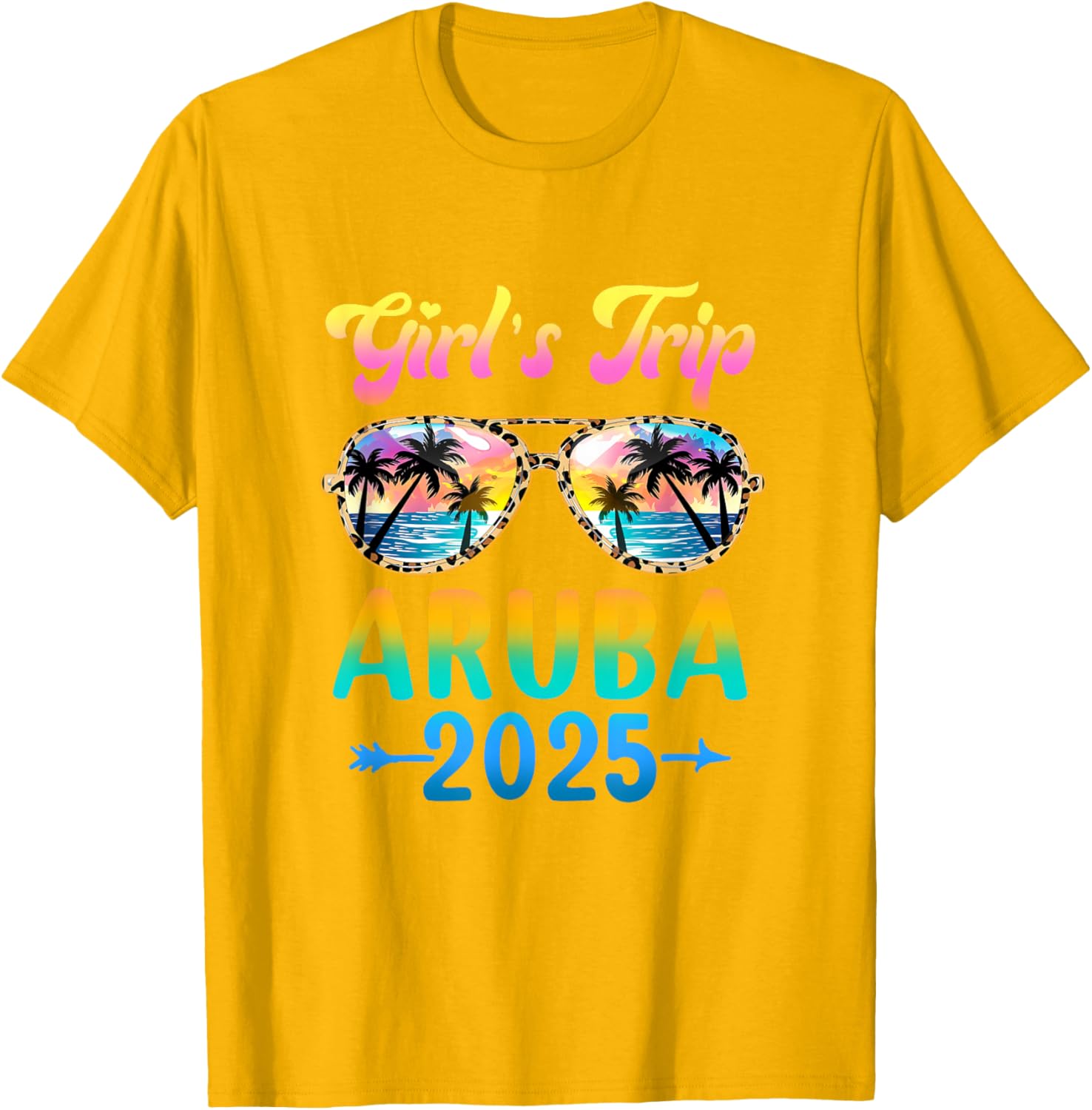 Girls Trip Aruba Summer Vacation Sunglasses T-Shirt for Fun Adventures - 7