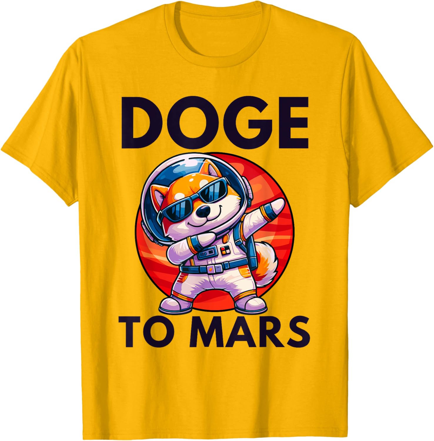 Doge to Mars Shiba Inu Dabbing T-Shirt for Men and Women Fun Style - 10