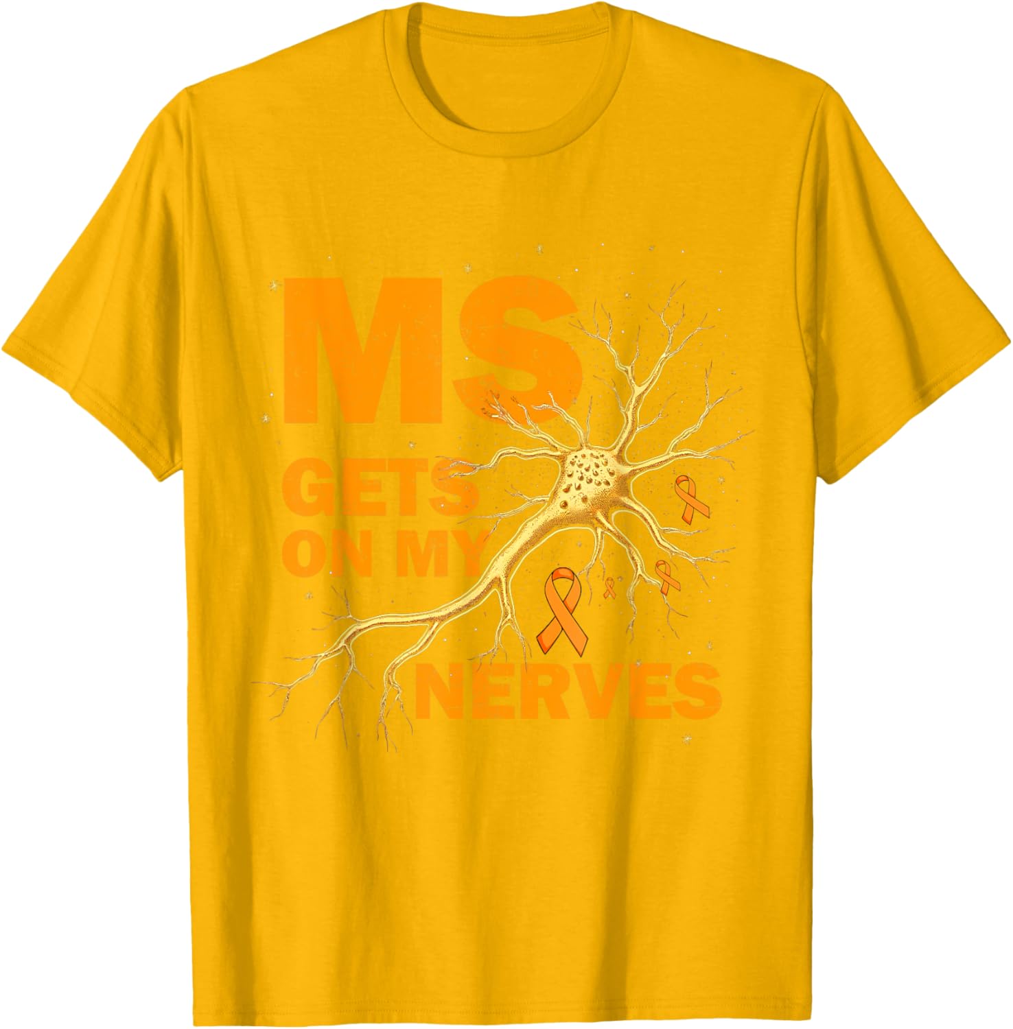 MS Awareness T-Shirt for Multiple Sclerosis Support - Cute & Comfy Design - 10