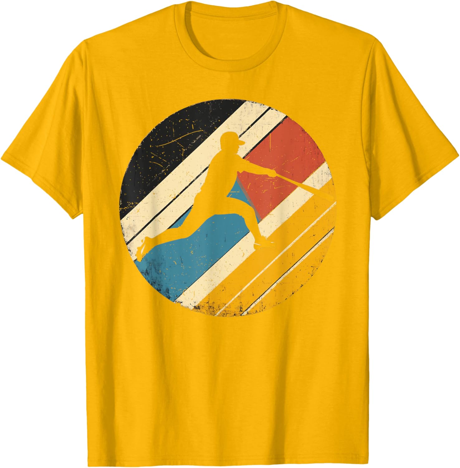 Retro Vintage Baseball Player T-Shirt for Men, Women, and Kids - 18