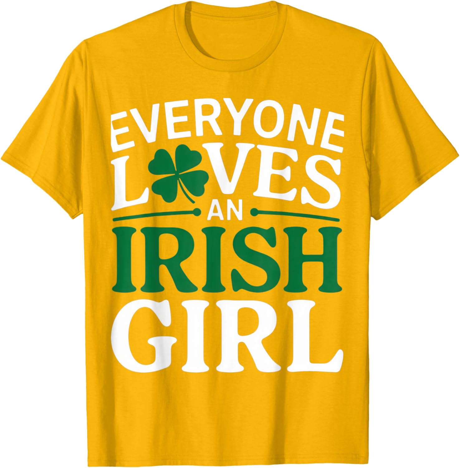 Everyone Loves An Irish Girl Clover Pride St. Patrick's Day T-Shirt - 4