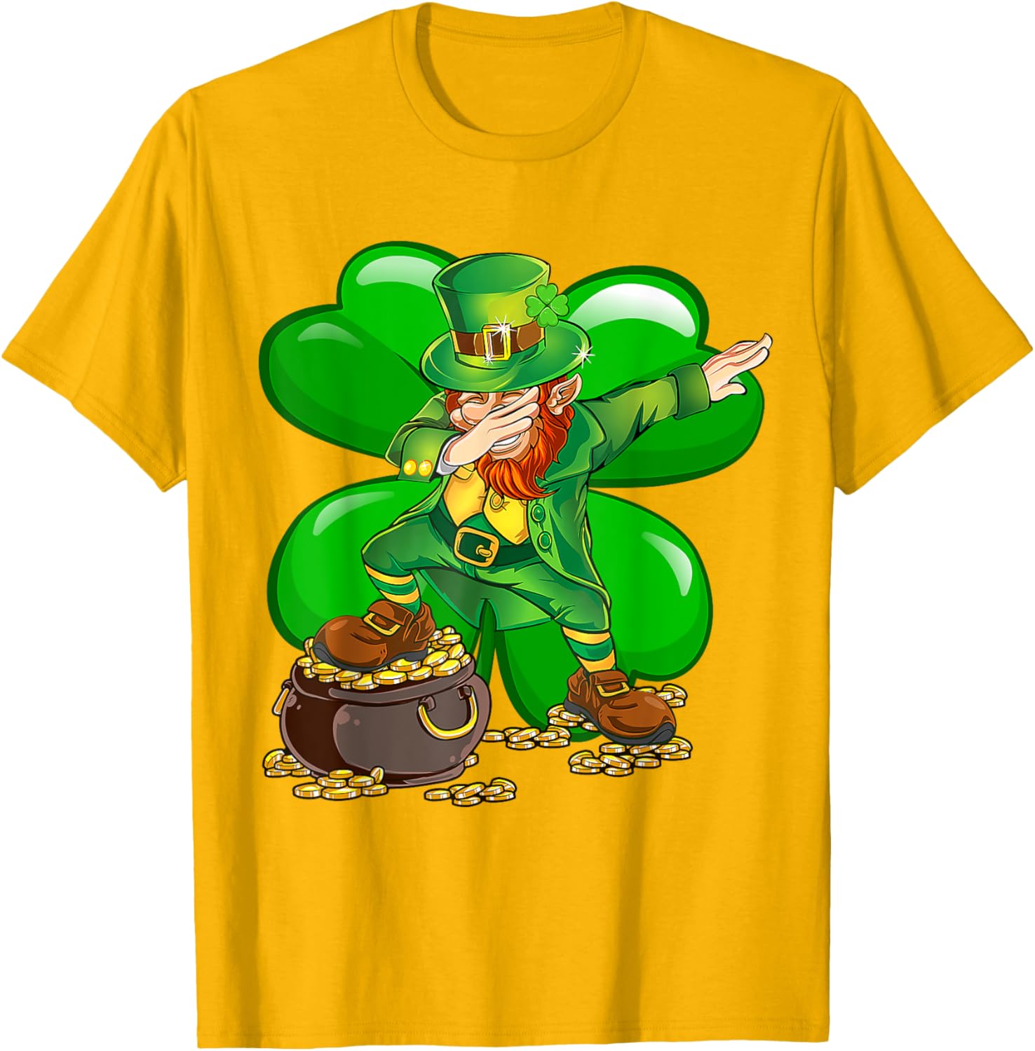 Dabbing Leprechaun T-Shirt for St Patrick's Day Fun for Everyone - 7