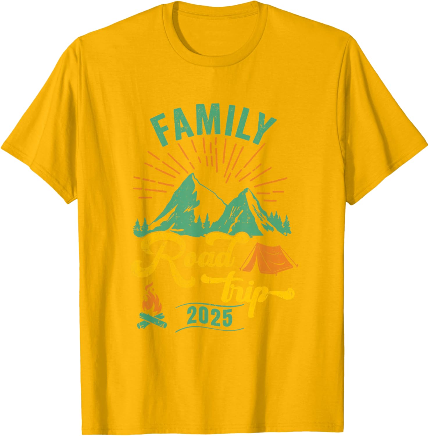 Family Road Trip Camping T-Shirt 2025 Adventure Vacation Gear - 25