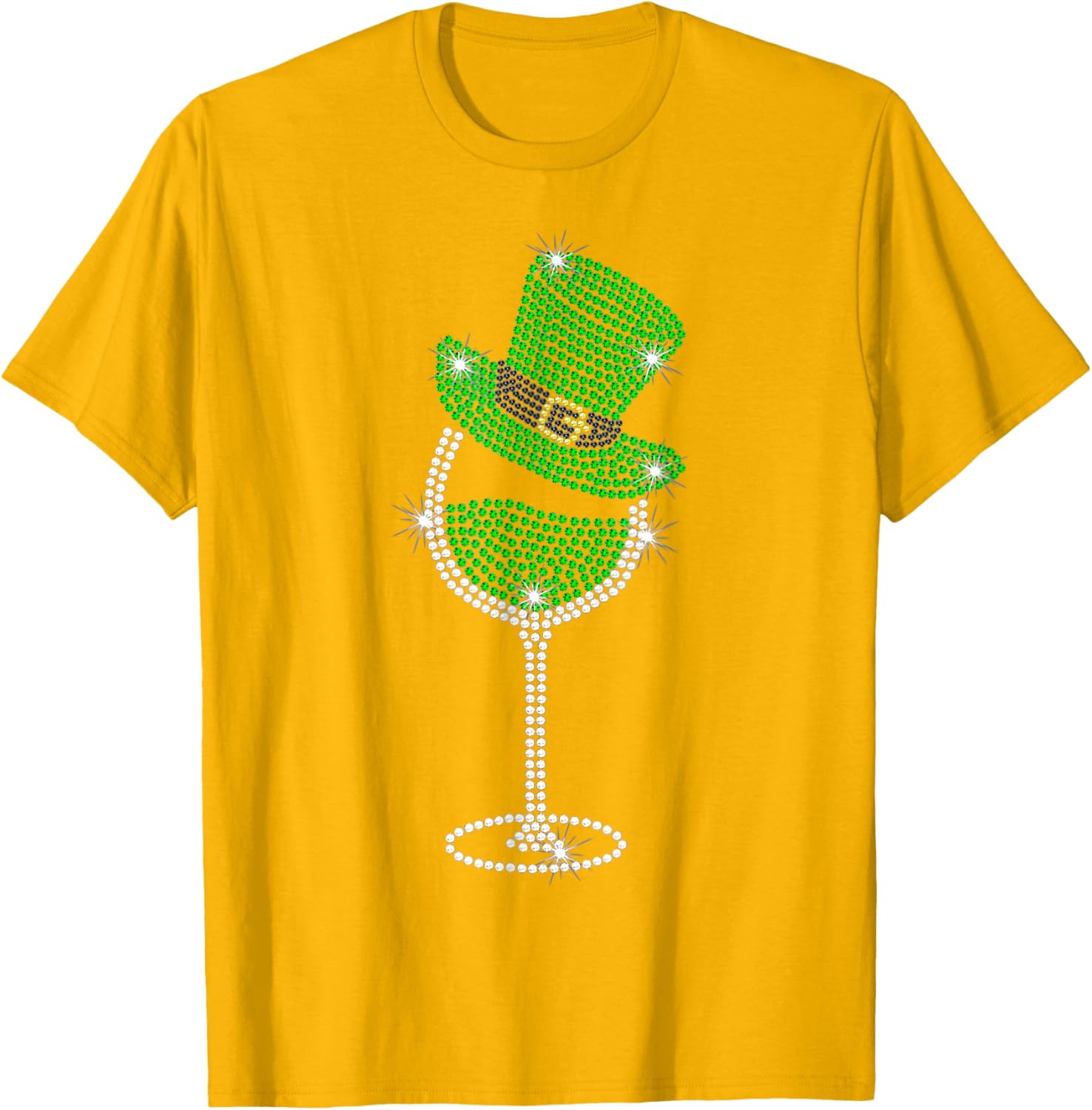 St Patrick's Day Shamrock Wine T-Shirt for Men and Women Celebrate in Style - 16