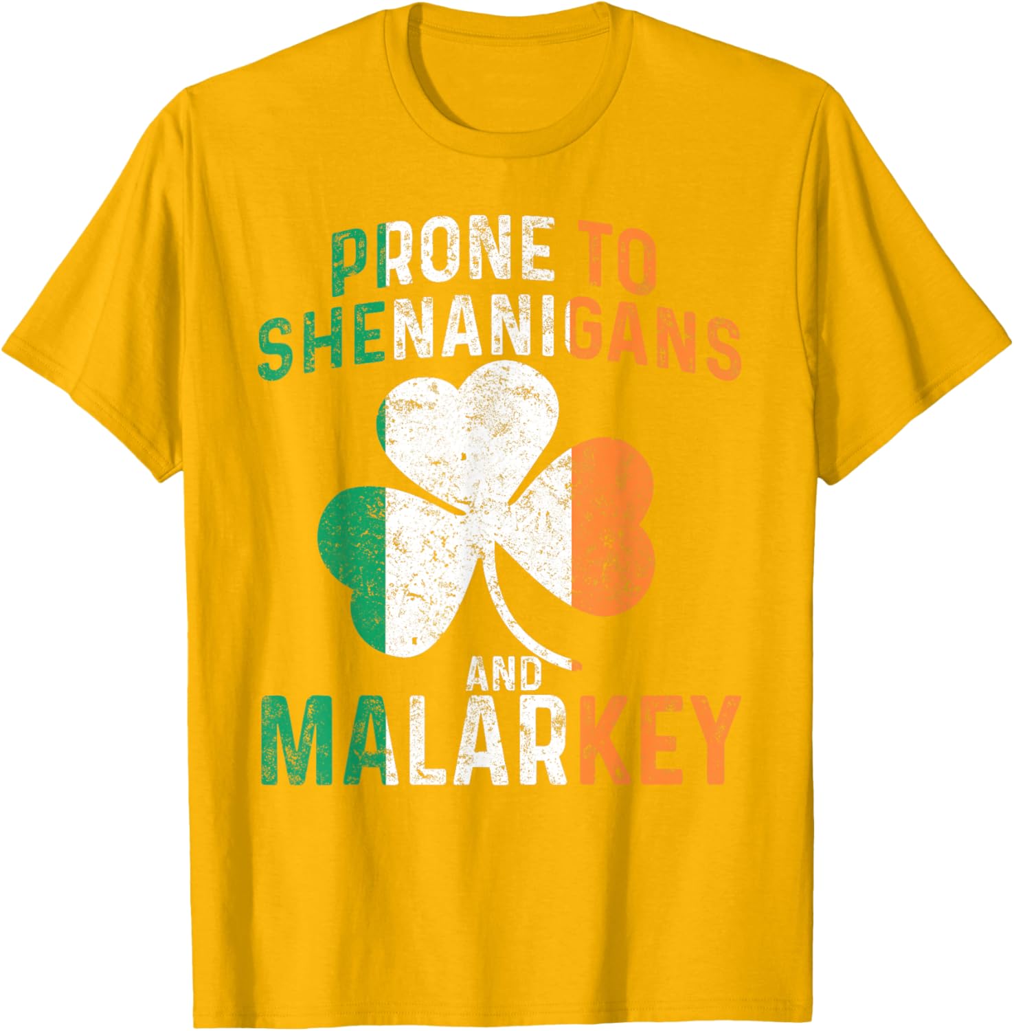 Funny St Patricks Day Boys T-Shirt Prone To Shenanigans And Malarkey - 11