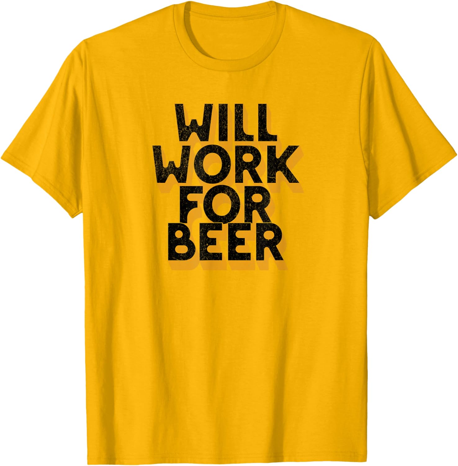 Will Work For Beer T-Shirt Funny Graphic Tee for Beer Lovers - 15