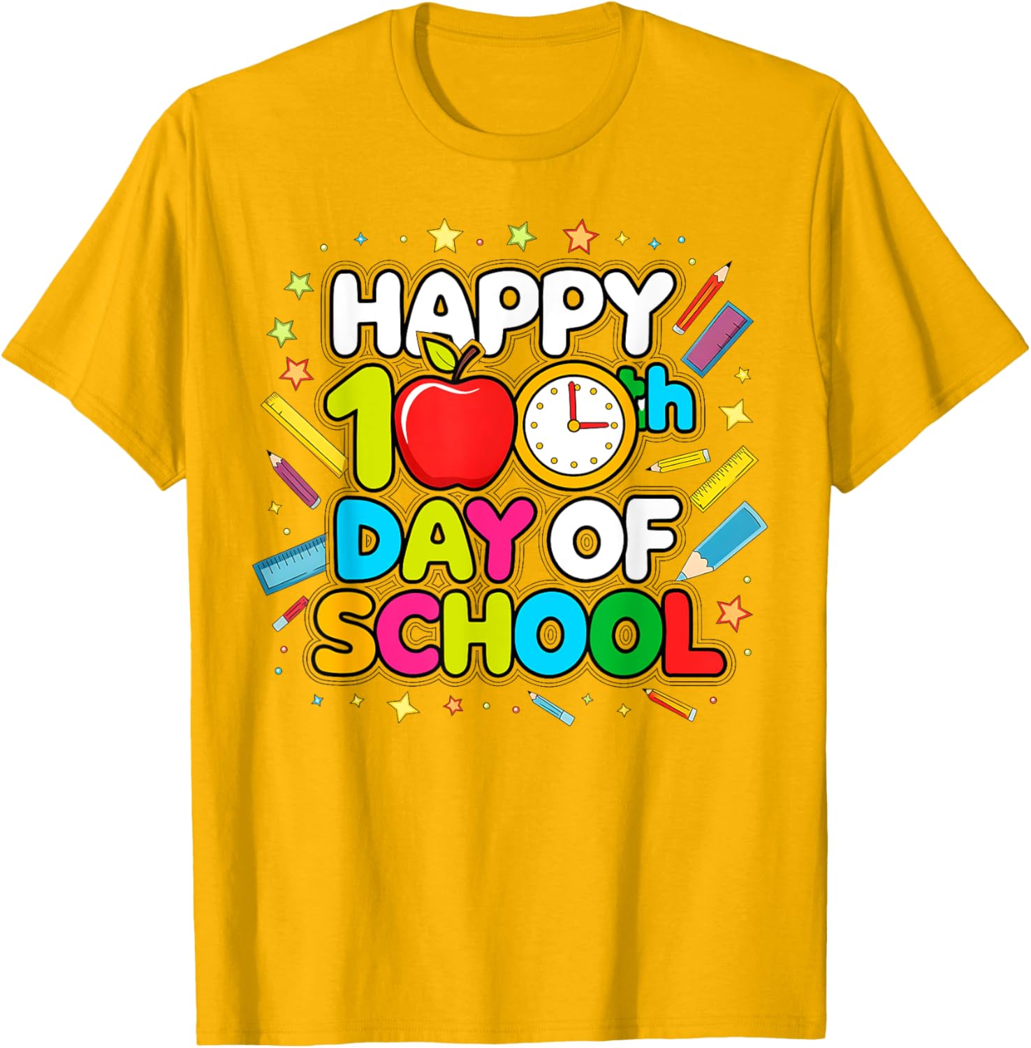 100 Days of School T-Shirt for Toddlers Perfect for Teachers and Students - 1