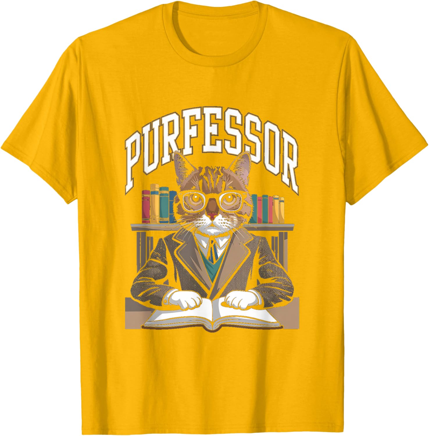 Funny Purrfessor Cat T-Shirt for Cat Lovers and Professors - 10