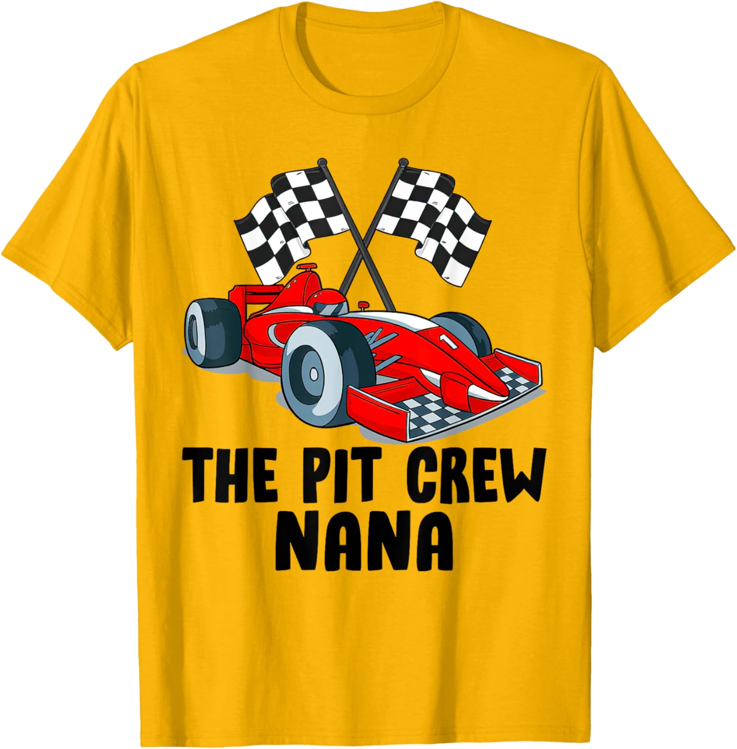 Nana Pit Crew Race Car Birthday Party Family T-Shirt for Racing Fans - 10