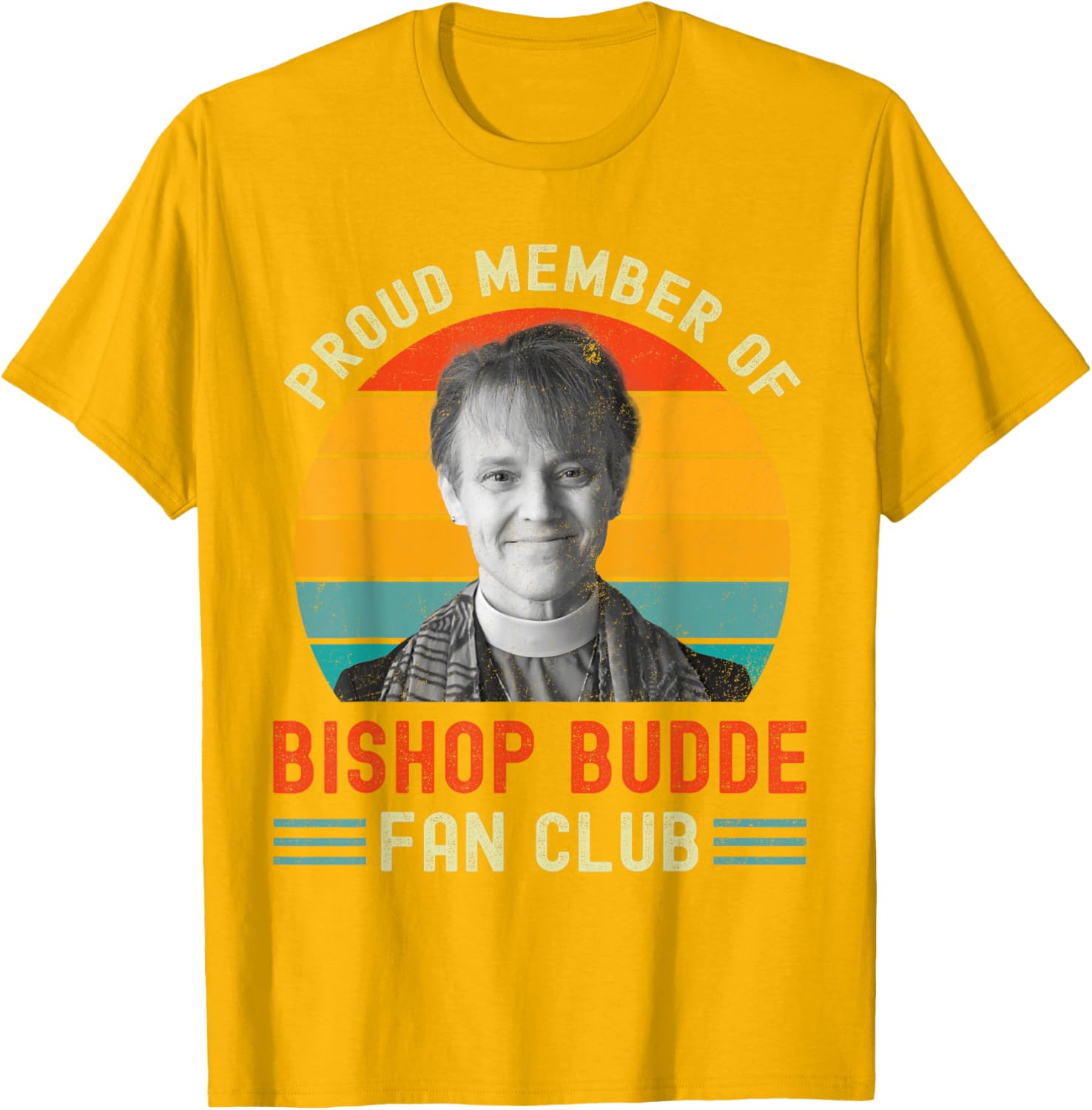 Proud Member of Bishop Budde Fan Club Vintage US Flag T-Shirt - 10