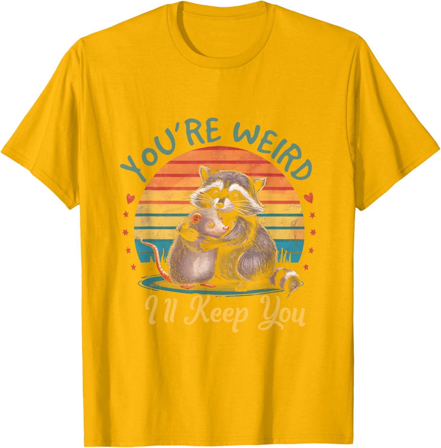 Celebrate Your Weirdness with Our Fun You Are Weird I'll Keep You T-Shirt - 13