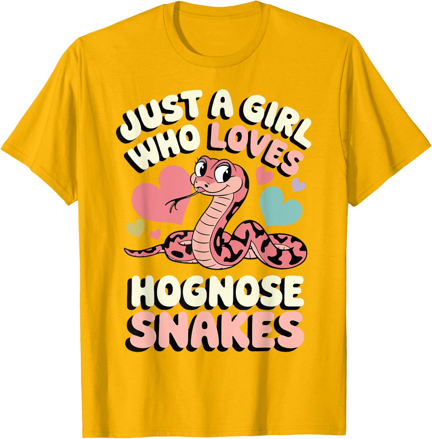 Just A Girl Who Loves Hognose Snakes Fun T-Shirt for Snake Enthusiasts - 14