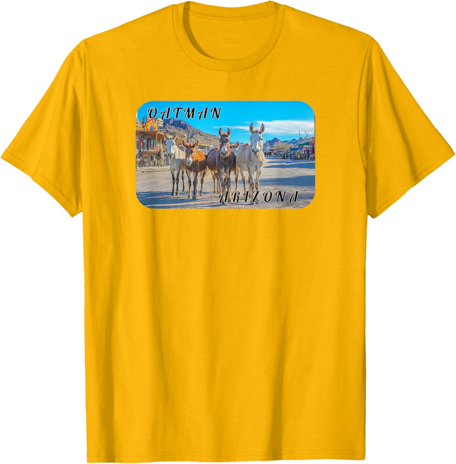 Oatman Arizona Burros T-Shirt for Animal Lovers and Adventure Seekers - 17