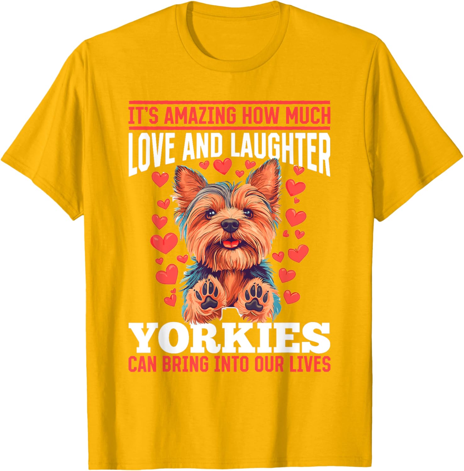 Yorkshire Terrier Yorkie Dog Owner T-Shirt for Pet Lovers - 14
