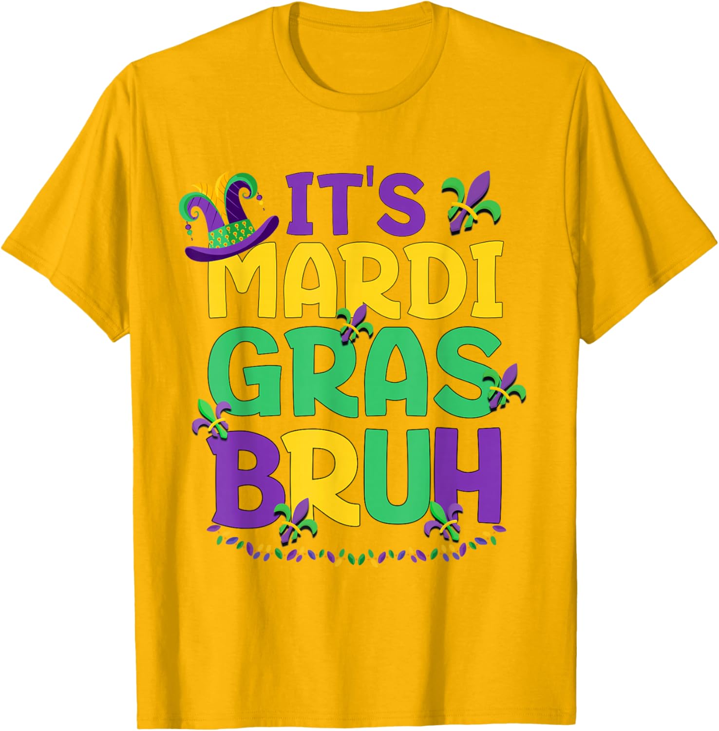 Cool Bruh Mardi Gras T-Shirt for Teens and Boys Celebrating Carnival Fun - 17