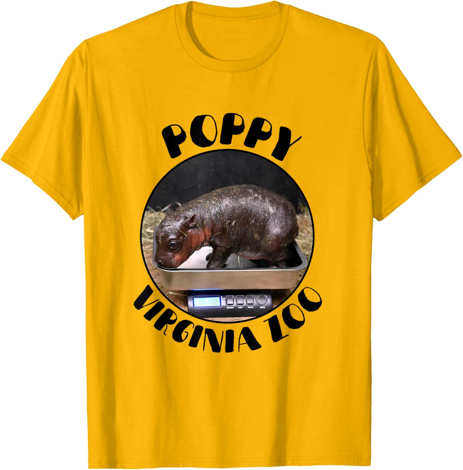 Poppy Virginia Zoo Pygmy Hippo T-Shirt Adorable Baby Hippo Shirt - 20