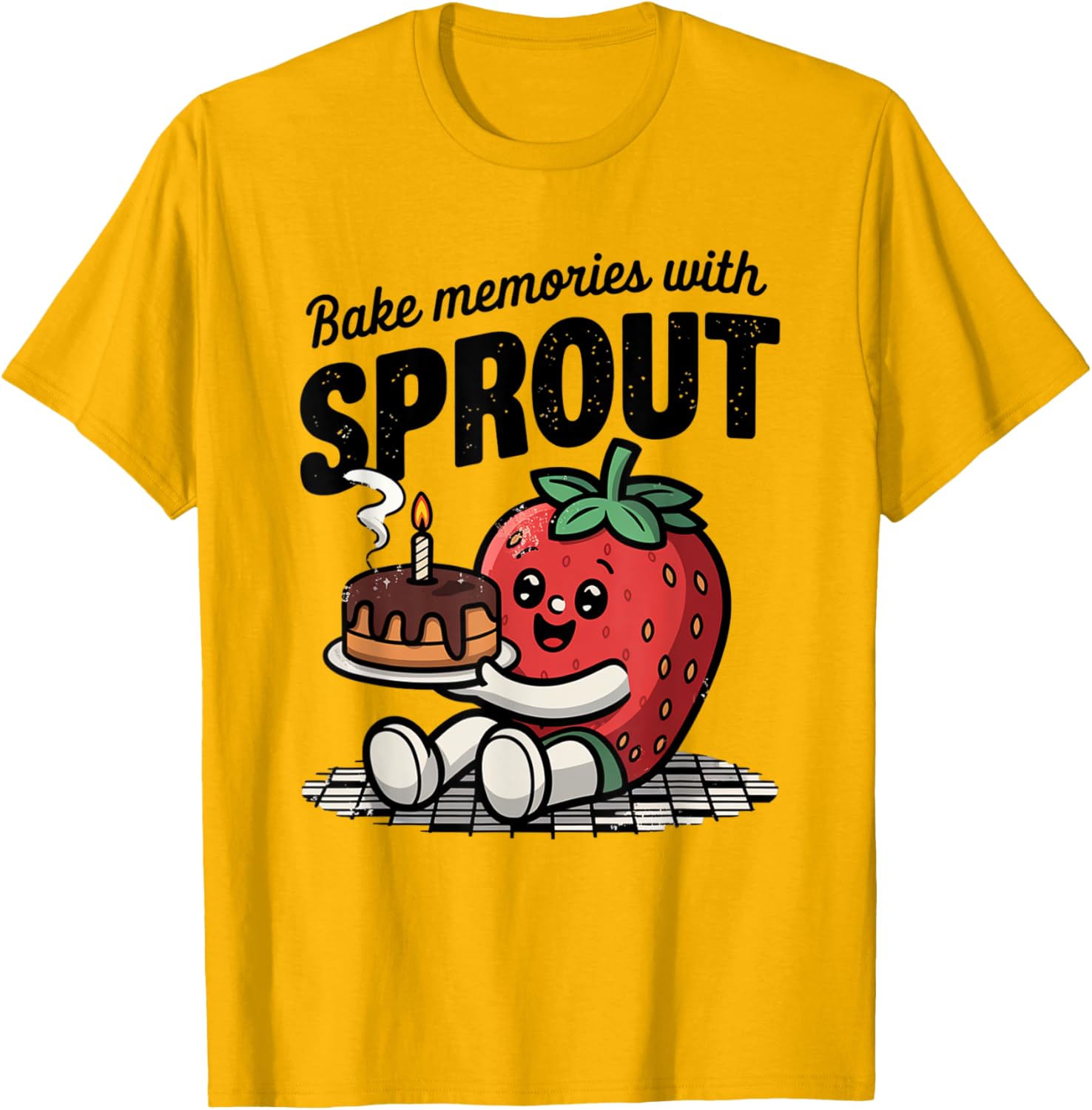 Bake Memories with Sprout Dandy's World Birthday T-Shirt for Kids - 4