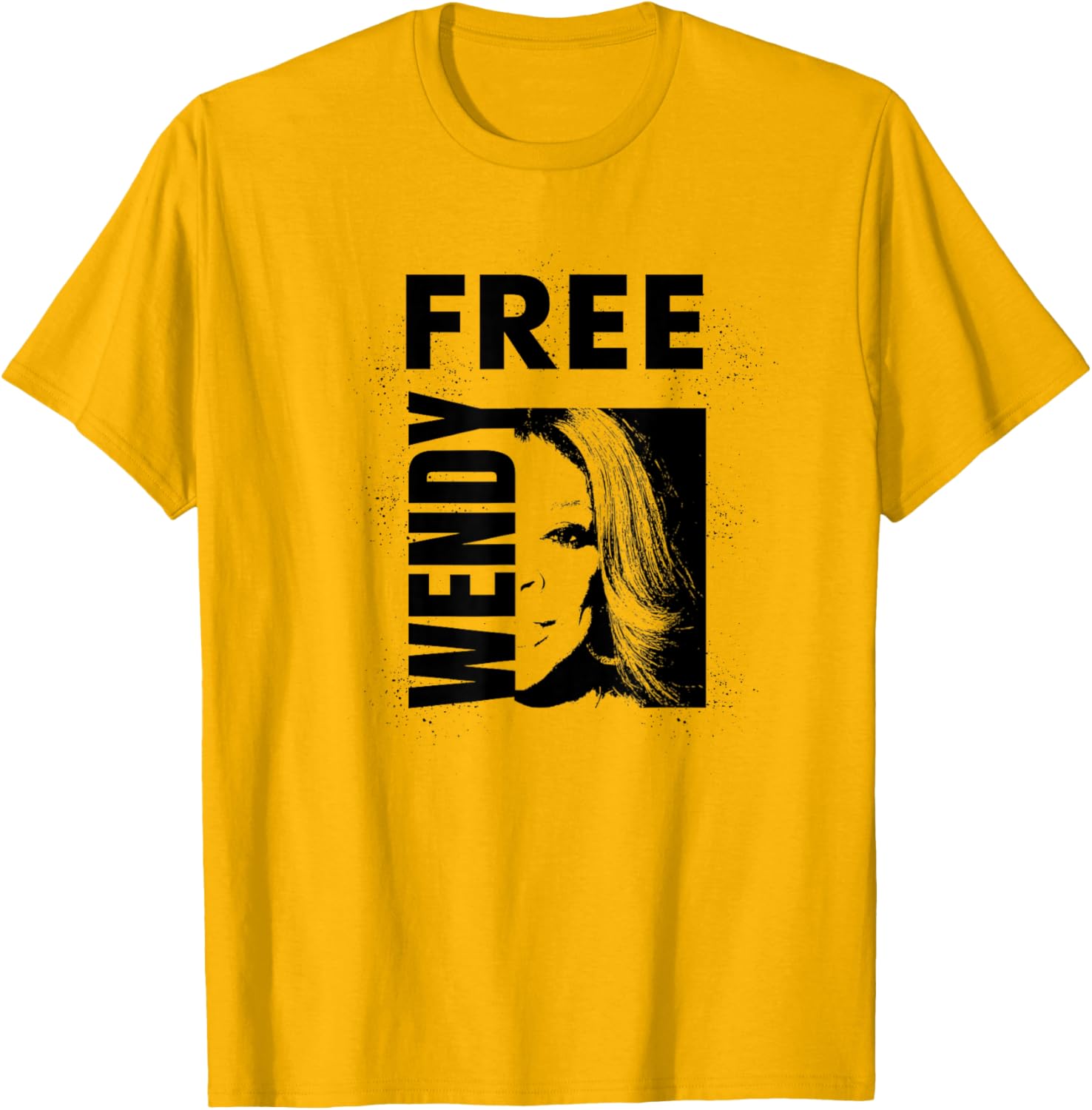 Free Wendy Outline Square Design T-Shirt for Trendy Casual Style - 17