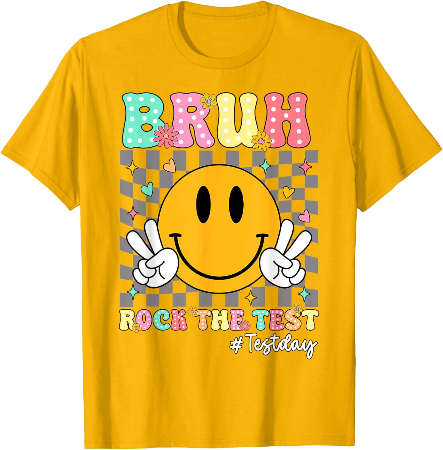 You Got This Test Day Smile Rock the Test Kids T-Shirt for Boys and Girls - 26