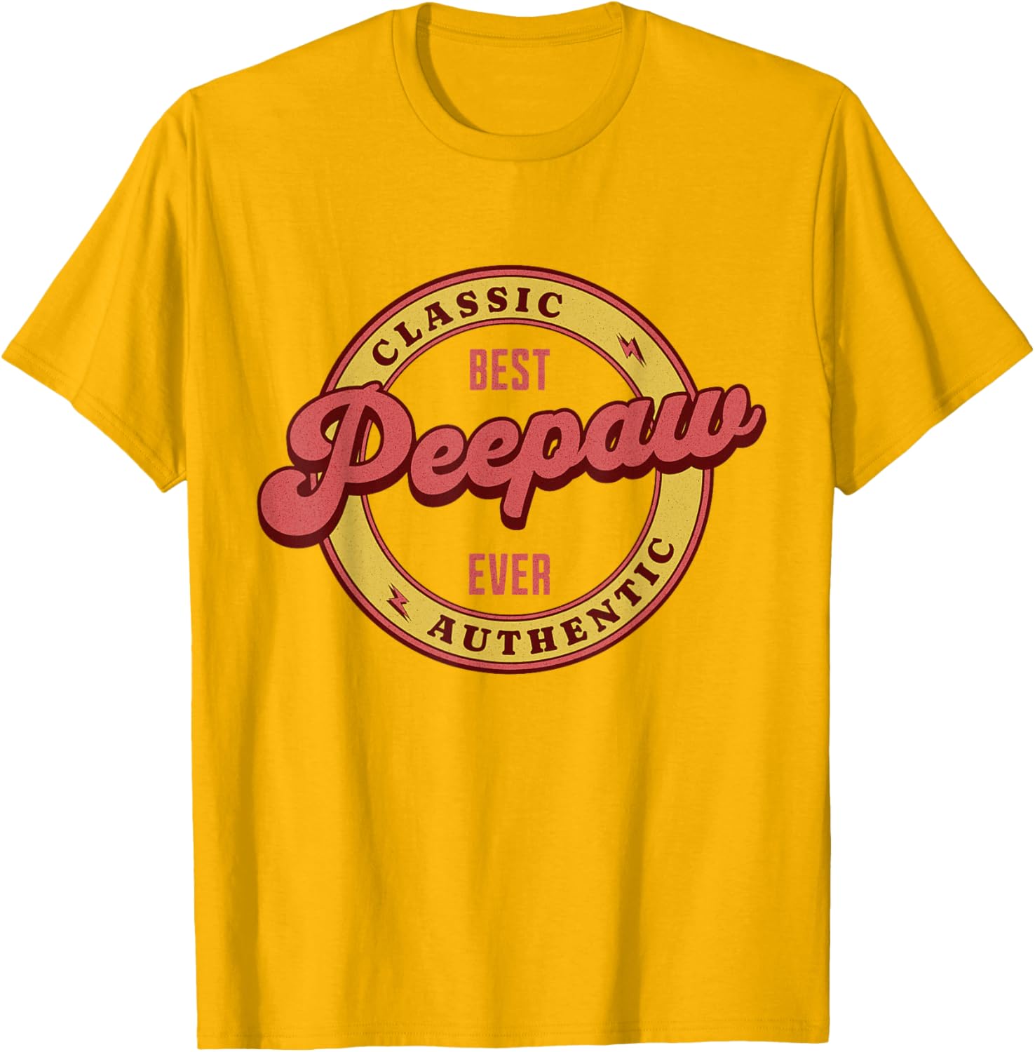 Best Peepaw Ever Retro Grandpa T-Shirt Perfect for Father's Day Gift - 1