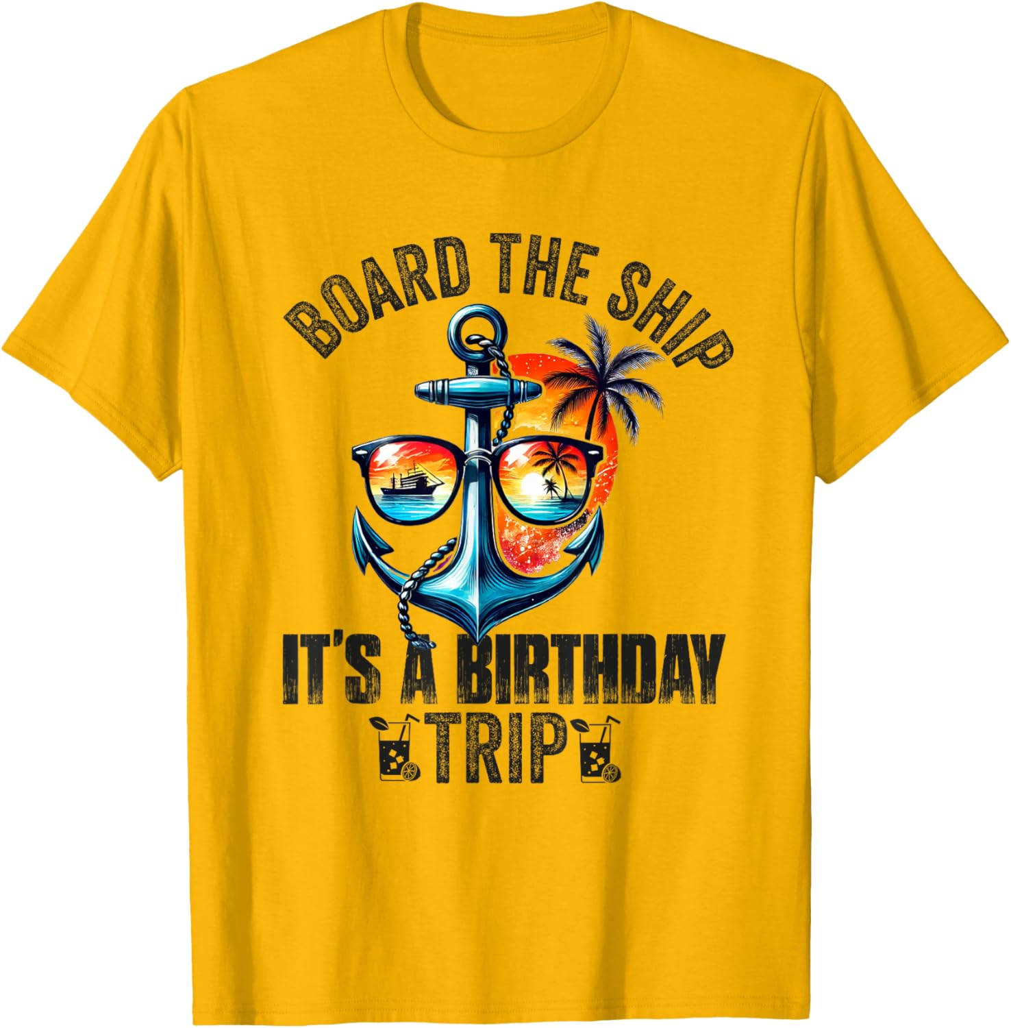 Cruise Birthday Trip T-Shirt for Fun Celebrations on the Open Seas - 3
