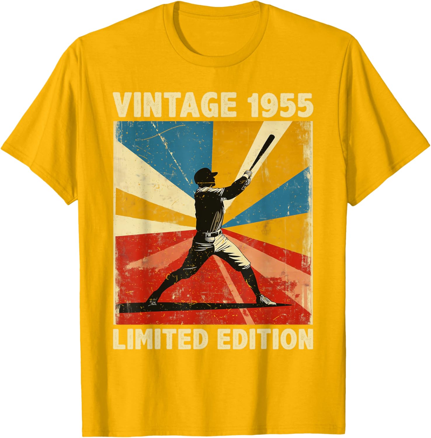 Retro Vintage 1955 Baseball Lover Funny Limited Edition T-Shirt - 10