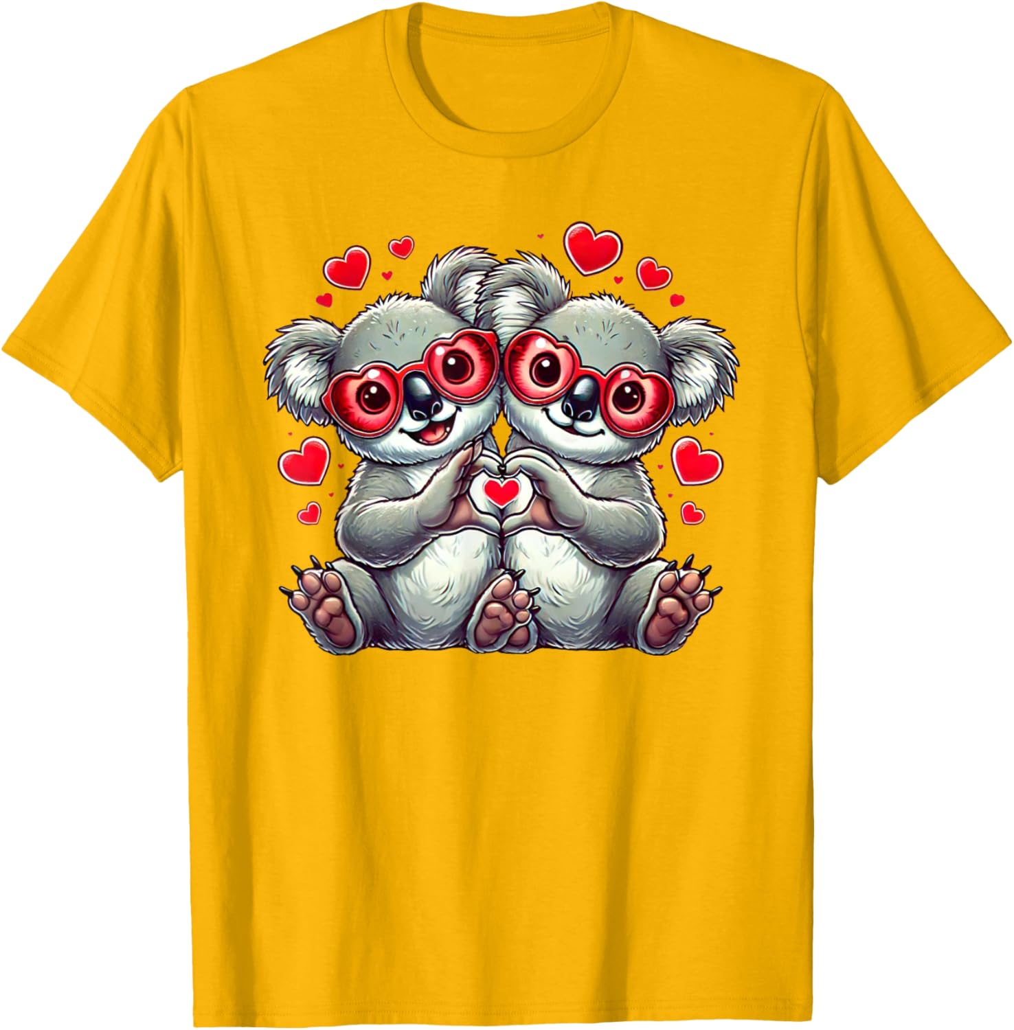 Funny Koala Heart Sign T-Shirt for Everyone - Perfect Valentine Gift! - 19
